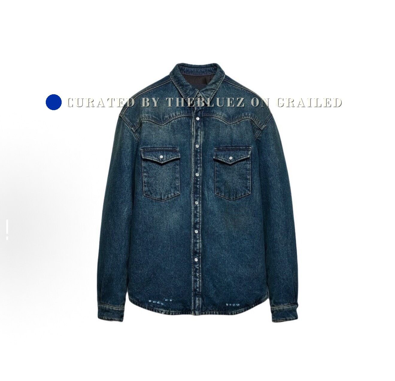Prada Prada 25 Triangle Logo Denim Jacket Size US S / EU 44-46 / 1 - 1 Thumbnail