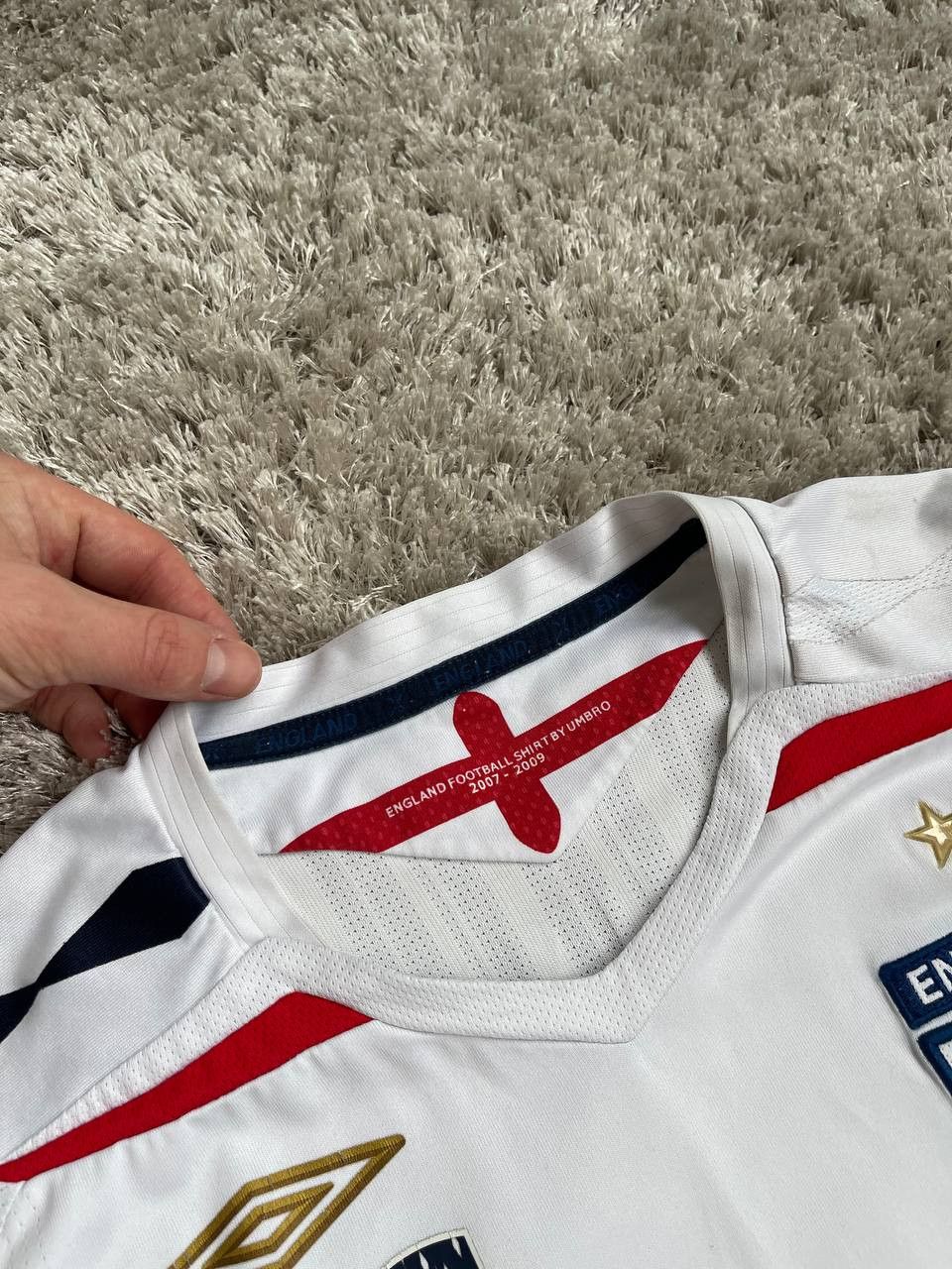 Umbro × Vintage ENGLAND 2007 2009 HOME SHIRT JERSEY UMBRO LENNON Size US M / EU 48-50 / 2 - 4 Thumbnail