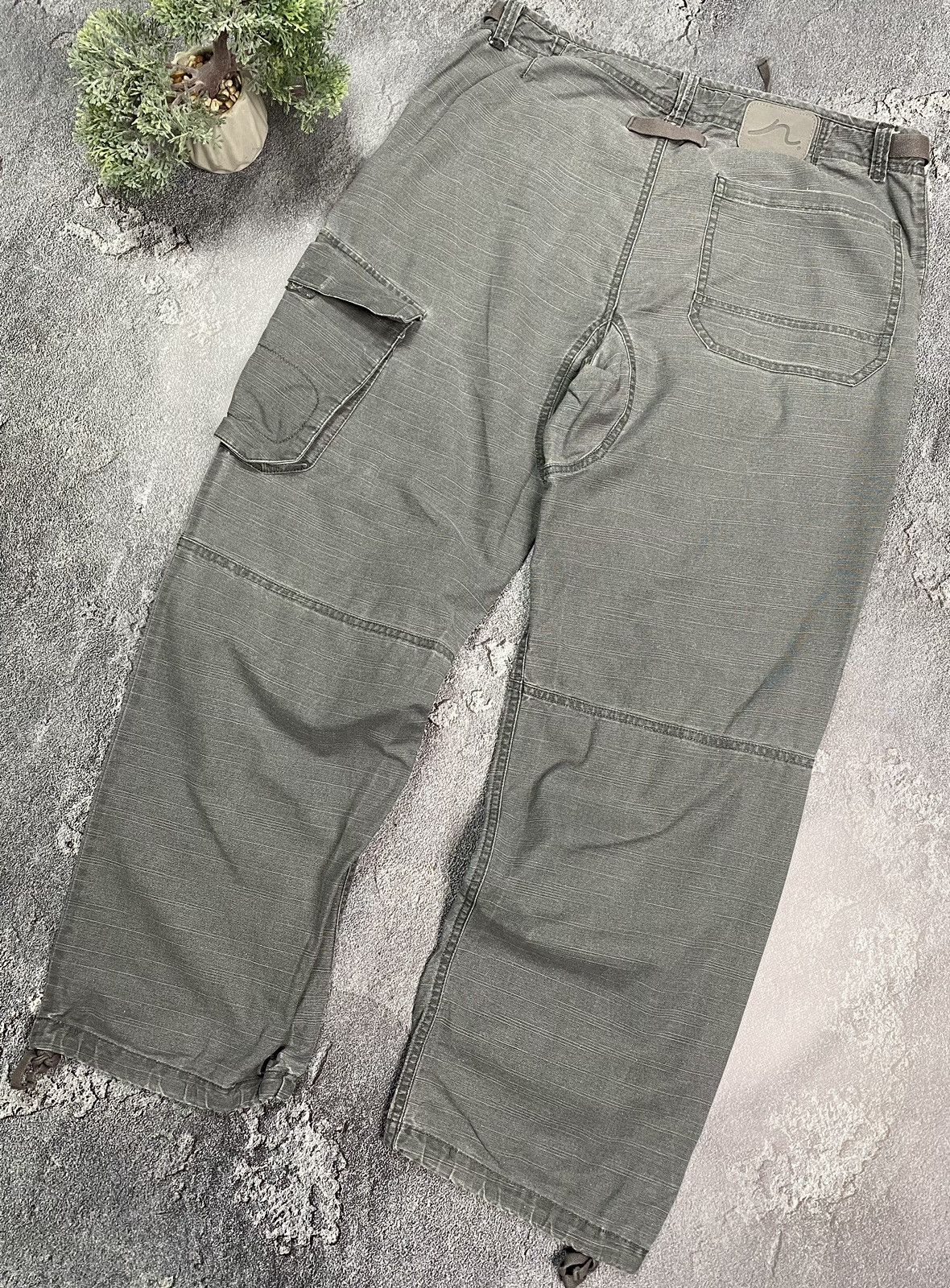 Kangol × Vintage Kangol cargo pants vintage y2k style grey men Size US 32 / EU 48 - 17 Thumbnail