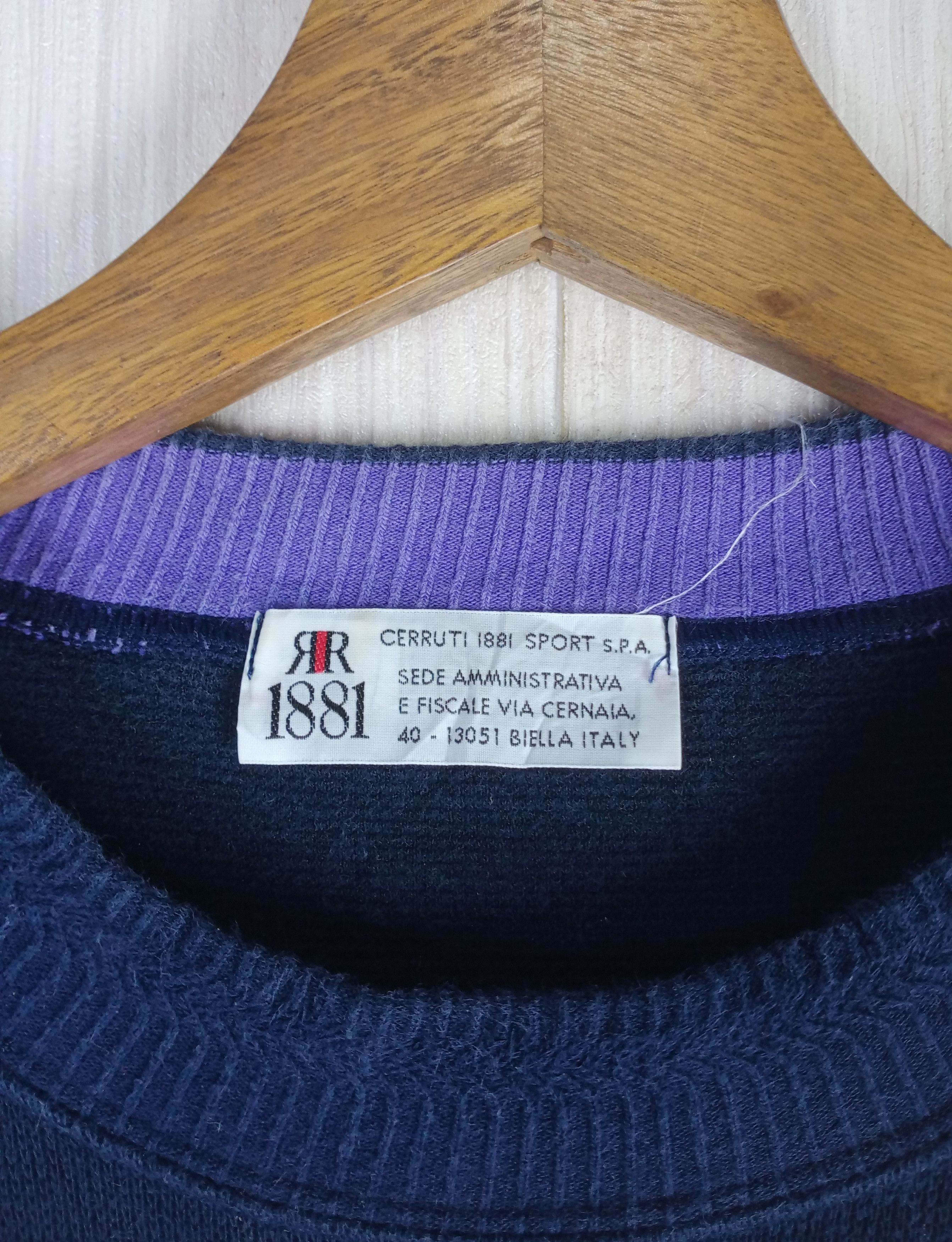Japanese Brand Rare Vintage Cerutti 1881 Sport Crewneck Sweatshirt Size US L / EU 52-54 / 3 - 4 Thumbnail