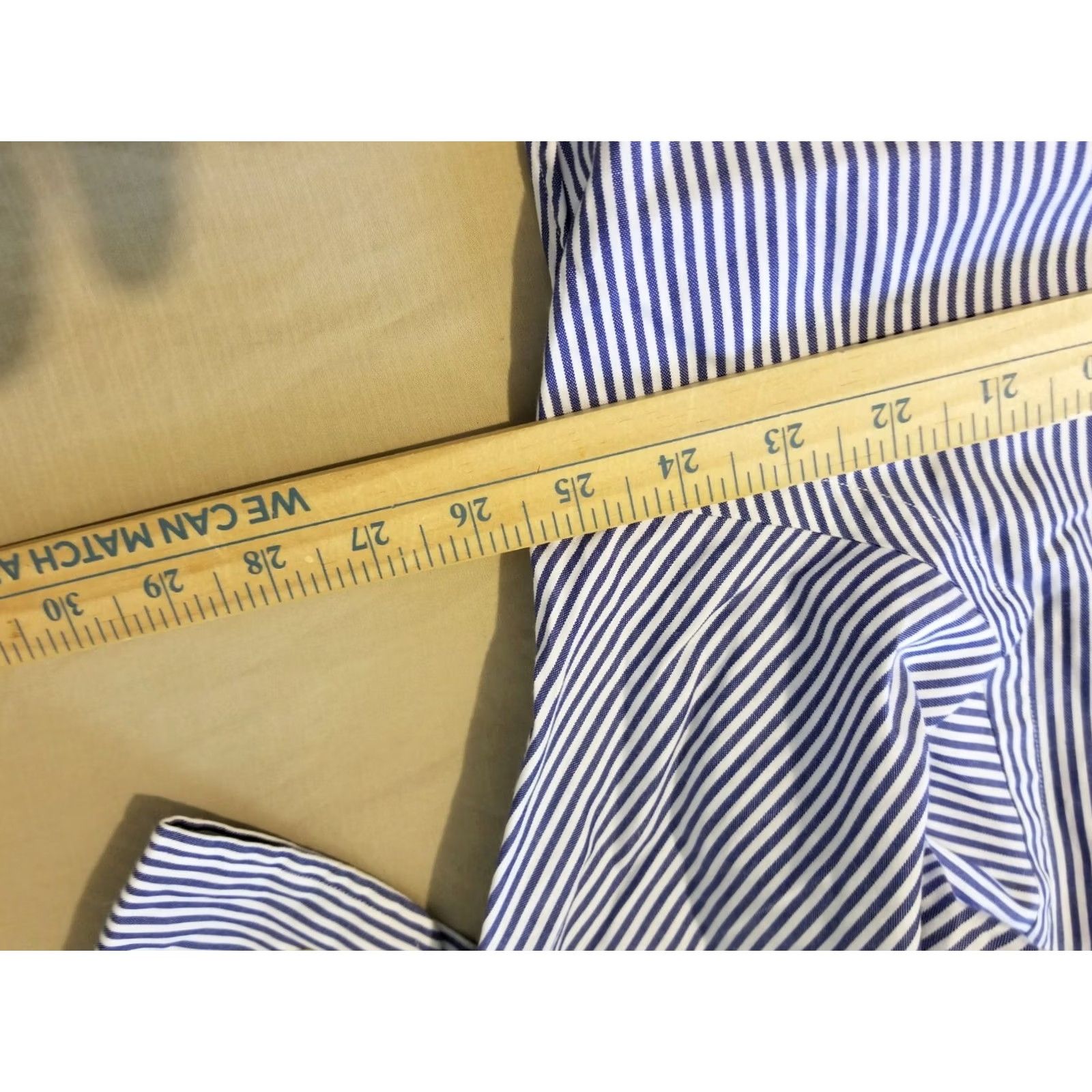 Polo Ralph Lauren Mens Polo Ralph Lauren Dress Shirt Blue White Button Cotton 16 1/2 34 35 Size 46R - 5 Thumbnail