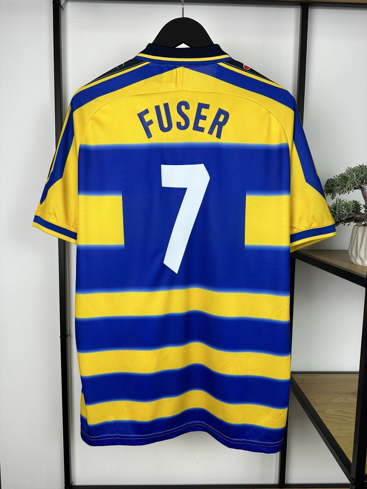 Champion AC Parma #7 Fuser 1999-00 Home Jersey Football Shirt Soccer Size US XXL / EU 58 / 5 - 1 Thumbnail