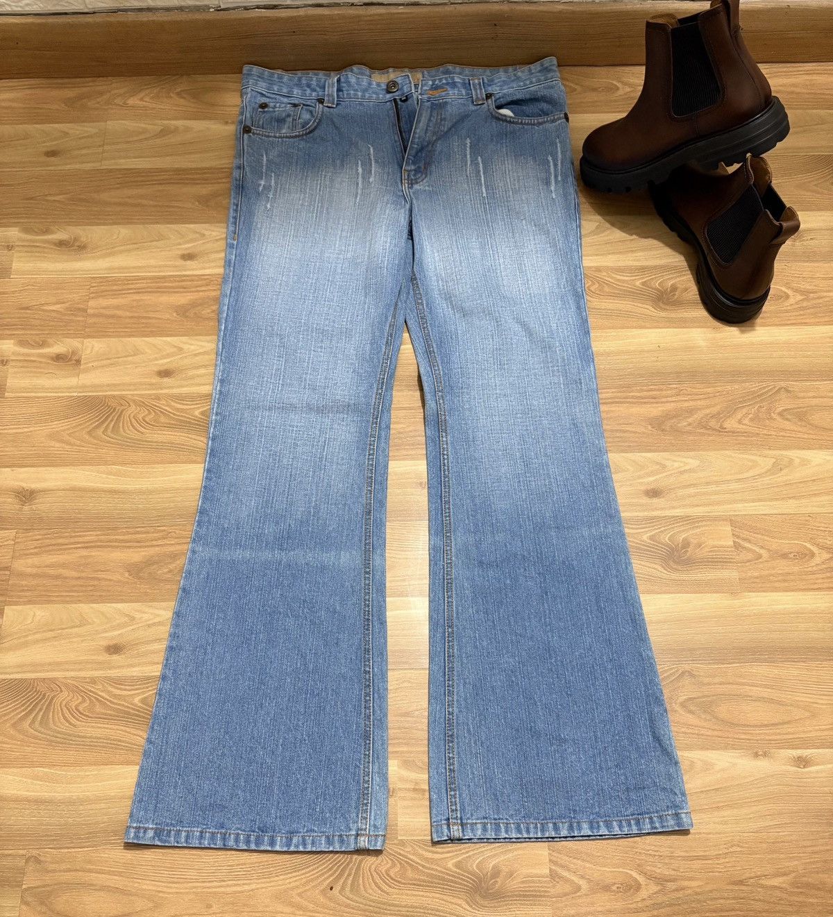 Japanese Brand VTG x Blue Coral x Bootcut Jeans Size US 38 / EU 54 - 1 Thumbnail