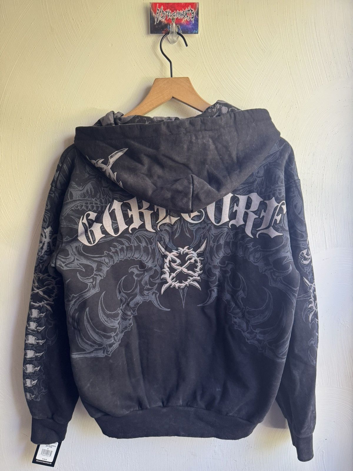 Ken Carson Ken Carson Affliction Gorecore Lament Zip Up Hoodie Size US XXL / EU 58 / 5 - 6 Thumbnail