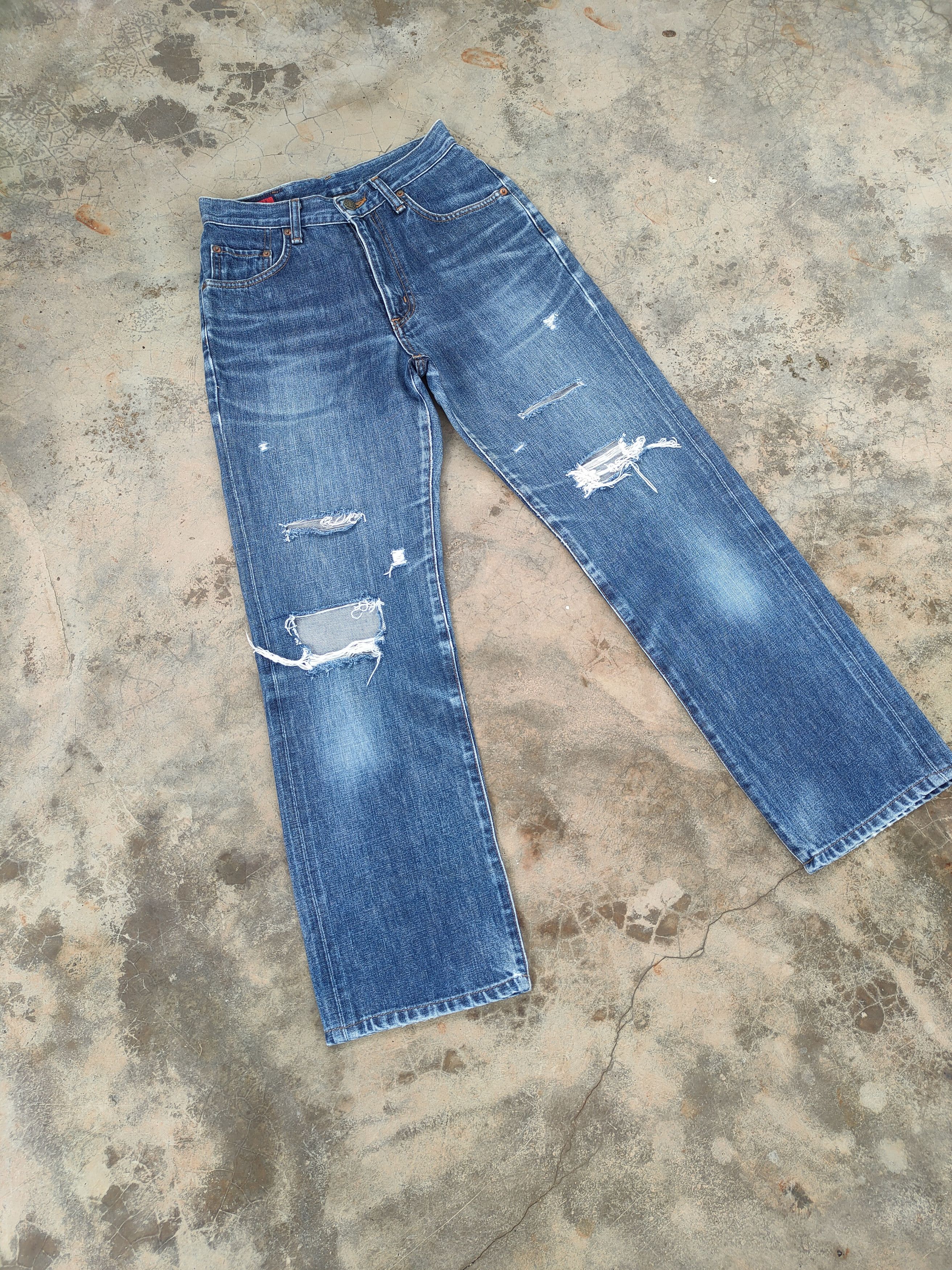 Edwin VINTAGE EDWIN 503 DISTRESSED JEANS DENIM PANTS Size US 28 / EU 44 - 2 Thumbnail