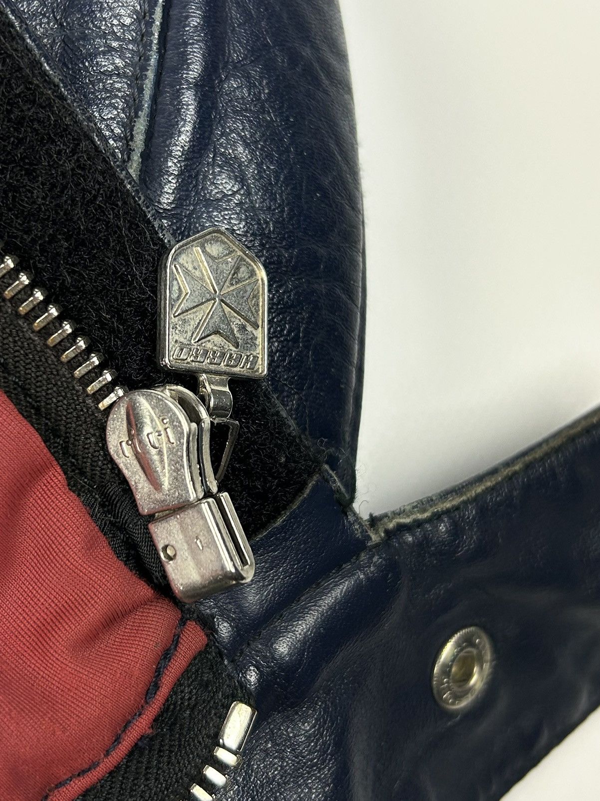 Vintage Rare Vintage 80s Harro Racing Leather Jacket Avantgarde Size US L / EU 52-54 / 3 - 13 Thumbnail