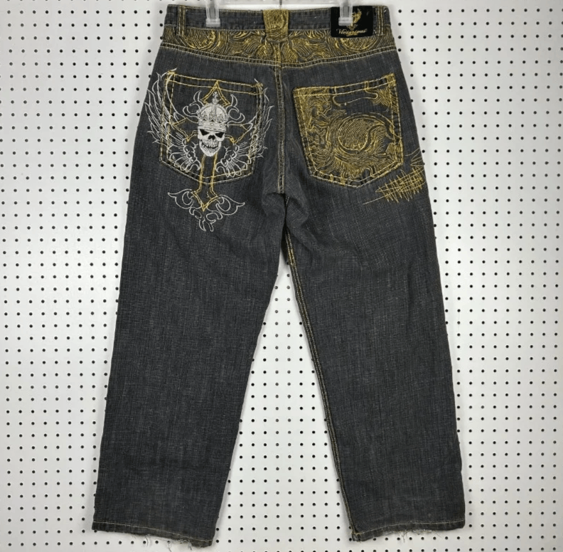 Japanese Brand Street Vintage Hip Hop Jeans Size US 34 / EU 50 - 1 Thumbnail