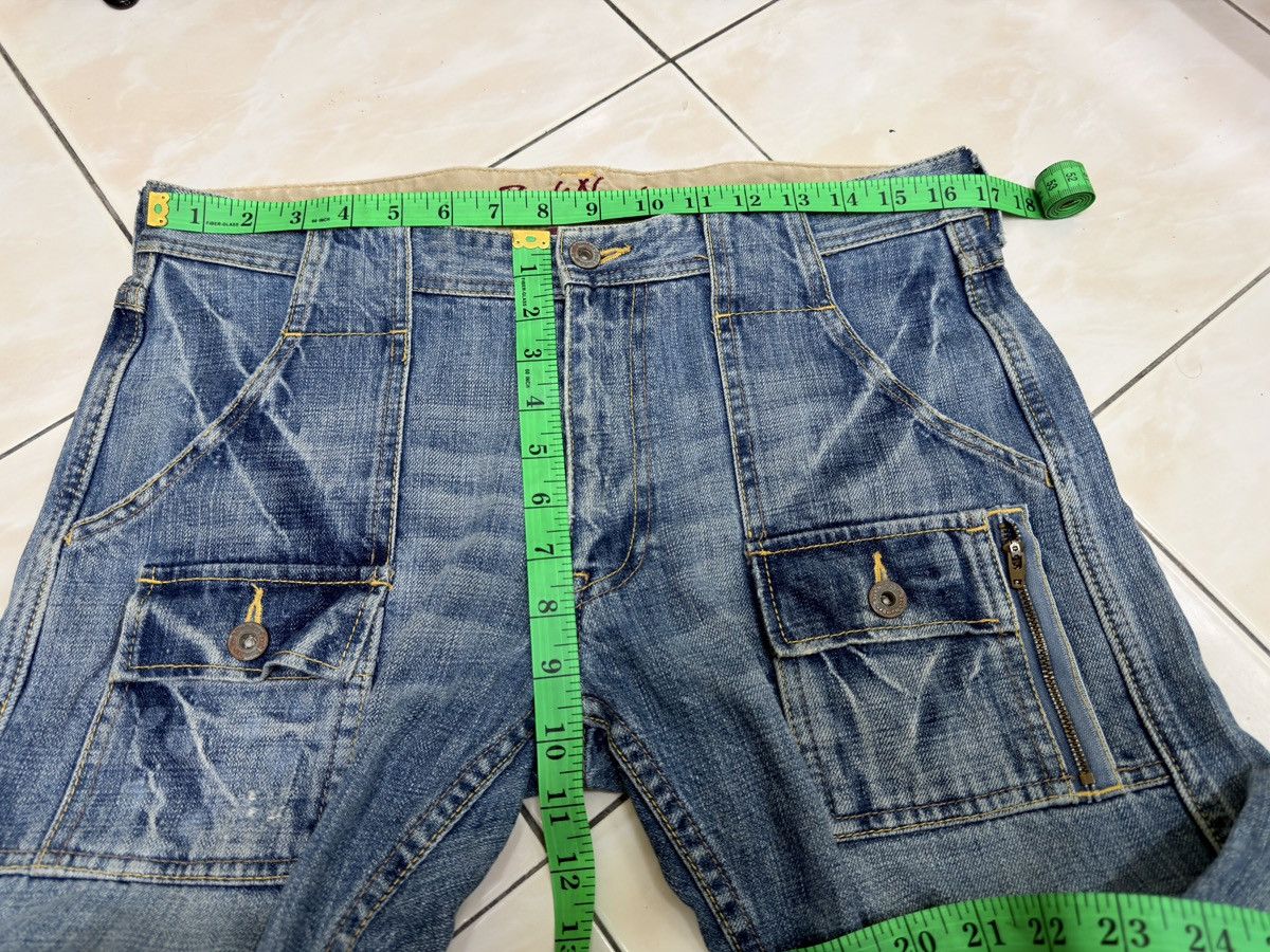 Hysteric Glamour Vintage Back Number Bush Pants Light Wash Straight Leg Denim Size US 32 / EU 48 - 15 Thumbnail