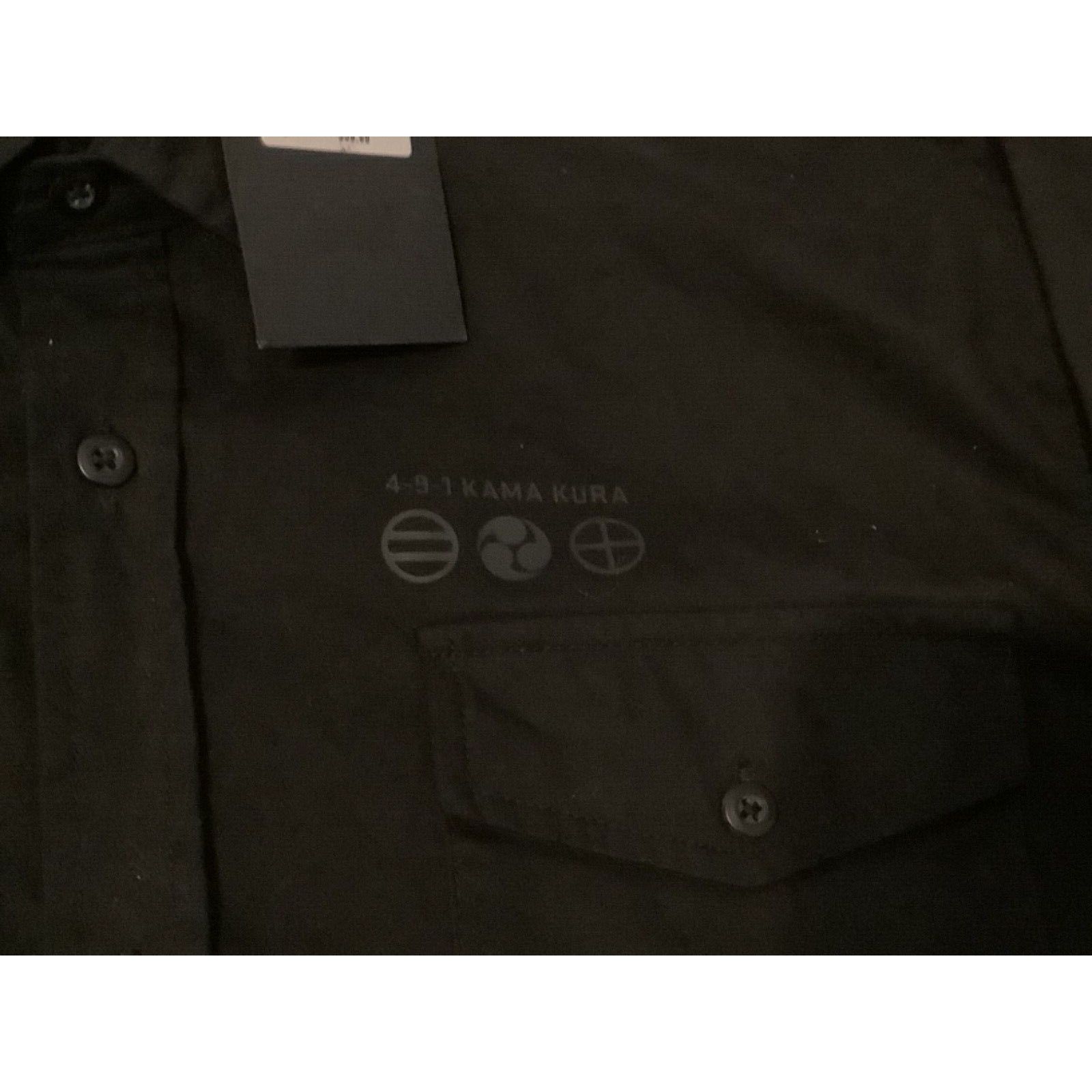 Absent NWT ABSENT SQUAD NAMI Shirt Men's S Black LS with Logos Size US S / EU 44-46 / 1 - 4 Thumbnail