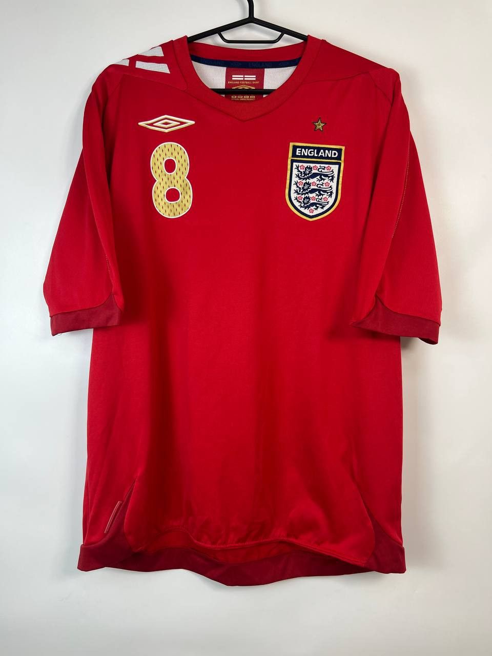 Umbro × Vintage England Lampard 8 Away Football Shirt 06/08 Large Umbro Size US L / EU 52-54 / 3 - 1 Thumbnail