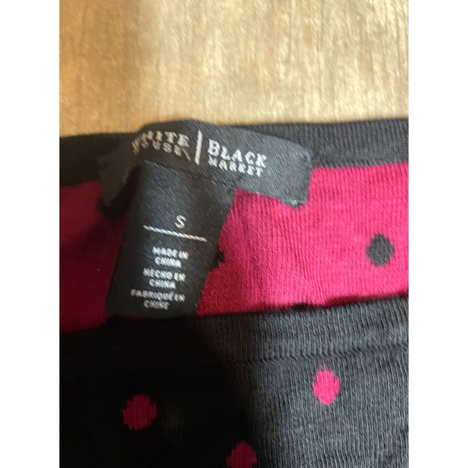 White House Black Market White House Black Market Sweater Womens Small Black Polka Dots Long Sleeve Knit Size S / US 4 / IT 40 - 2 Thumbnail