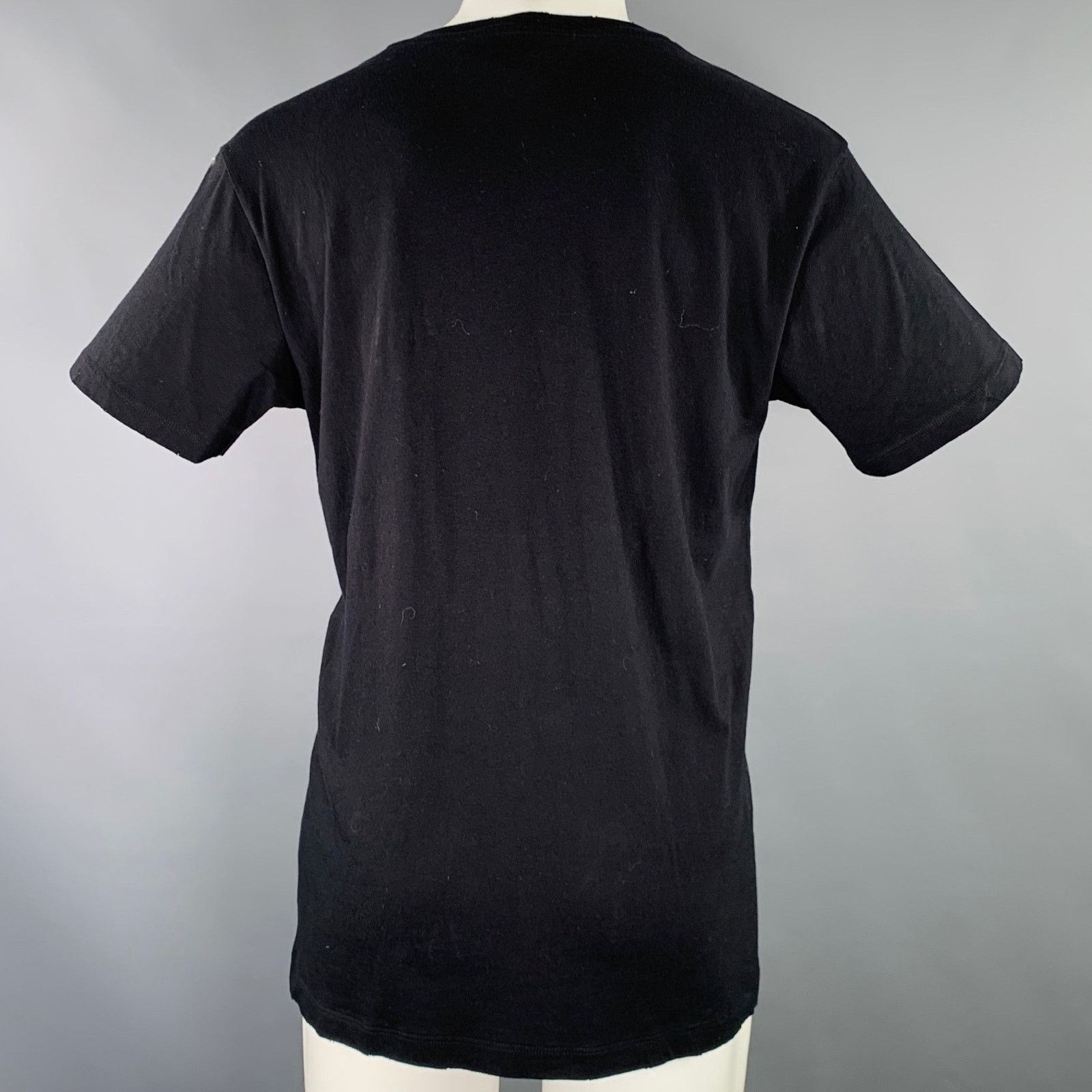 Gucci GUCCI Size S Black Multi Color Logo Short Sleeve T-shirt Size US S / EU 44-46 / 1 - 4 Thumbnail