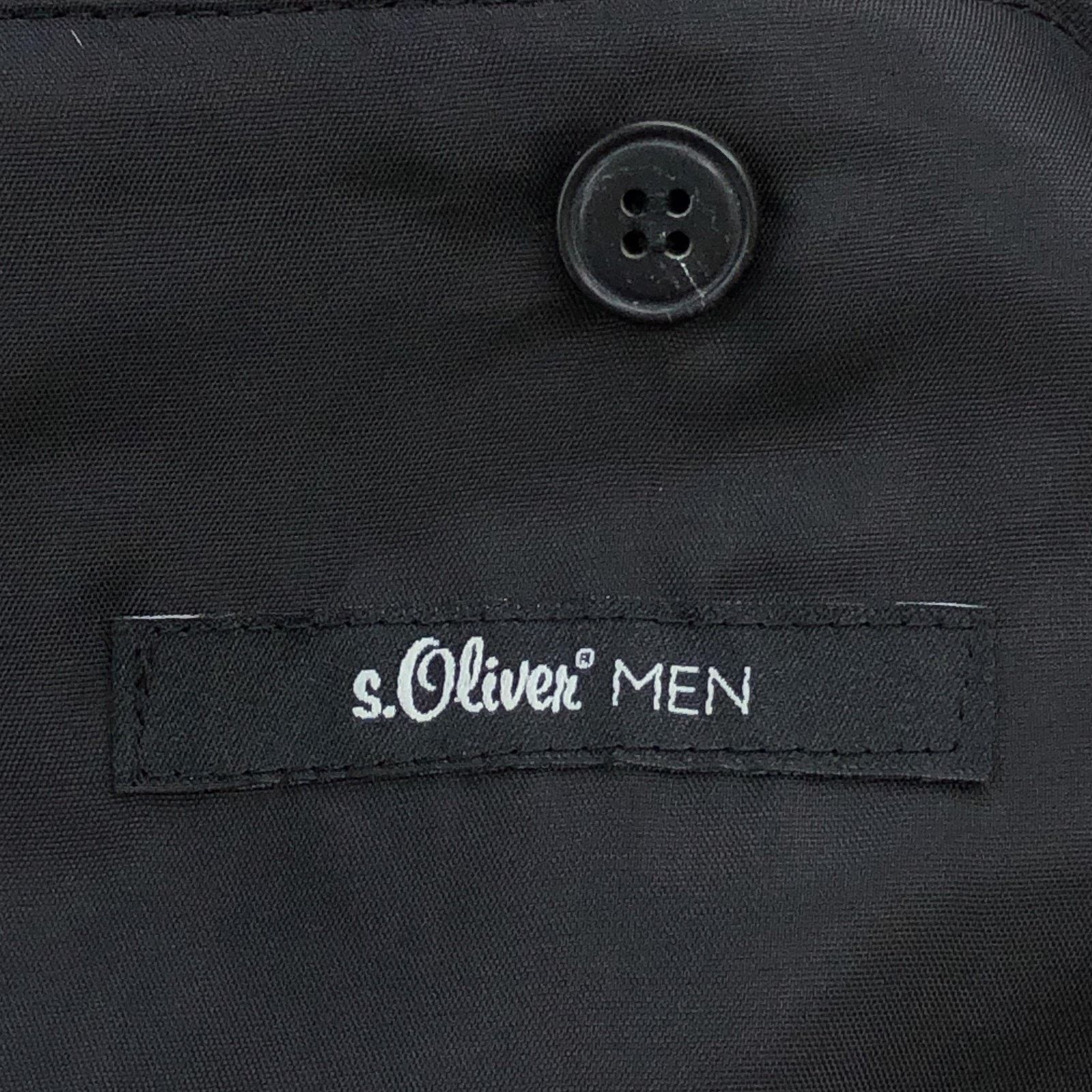 s.Oliver s.Oliver Blazer 46 Black Lars Wool Blend Three Button Jacket Size 42R - 16 Thumbnail