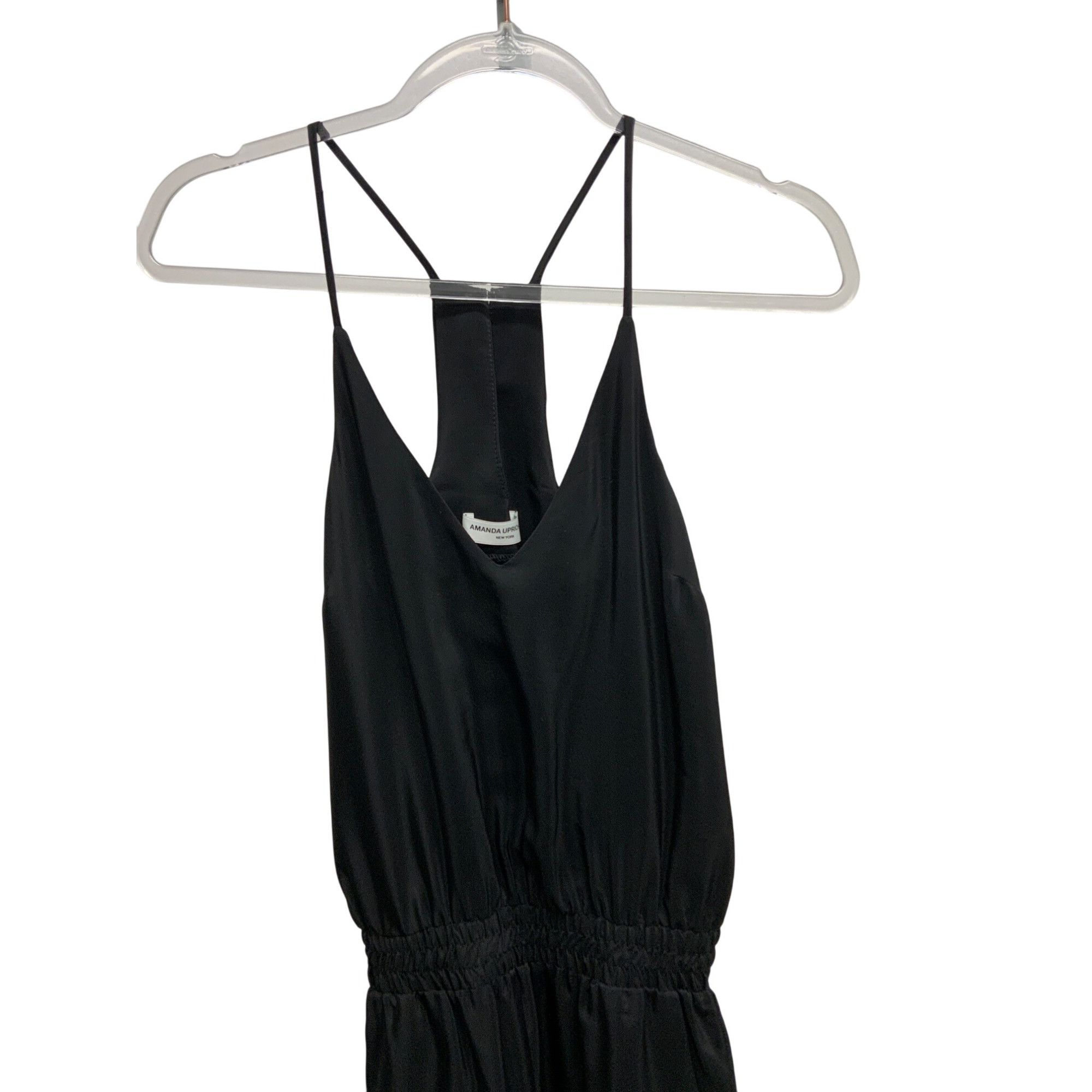 Amanda Uprichard Amanda Uprichard Lowell Black Silk Jumpsuit Size 26" / US 2 / IT 38 - 5 Thumbnail