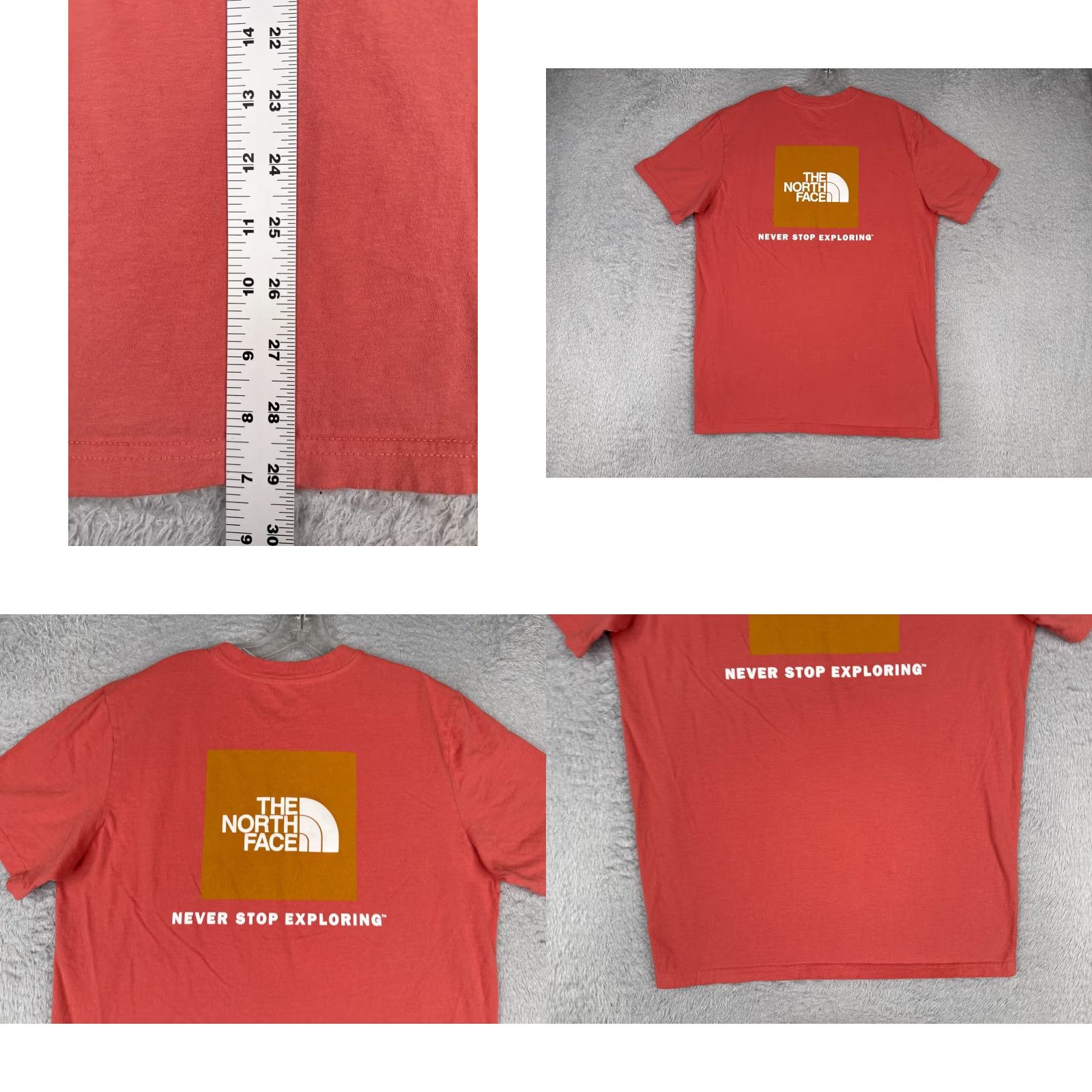 The North Face The North Face Shirt Men Large Pink Short Sleeve Crew Neck 100% Cotton Size US L / EU 52-54 / 3 - 9 Thumbnail