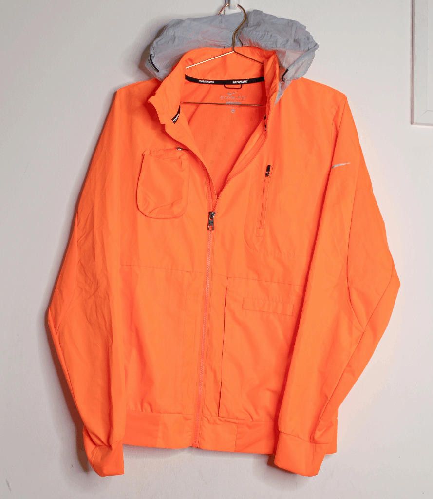 Nike Nike Running Orange Windbreaker - Medium Size US M / EU 48-50 / 2 - 1 Thumbnail