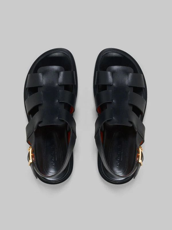 Marni o1w1db10824 Sandal in Black Size US 8 / IT 38 - 3 Thumbnail