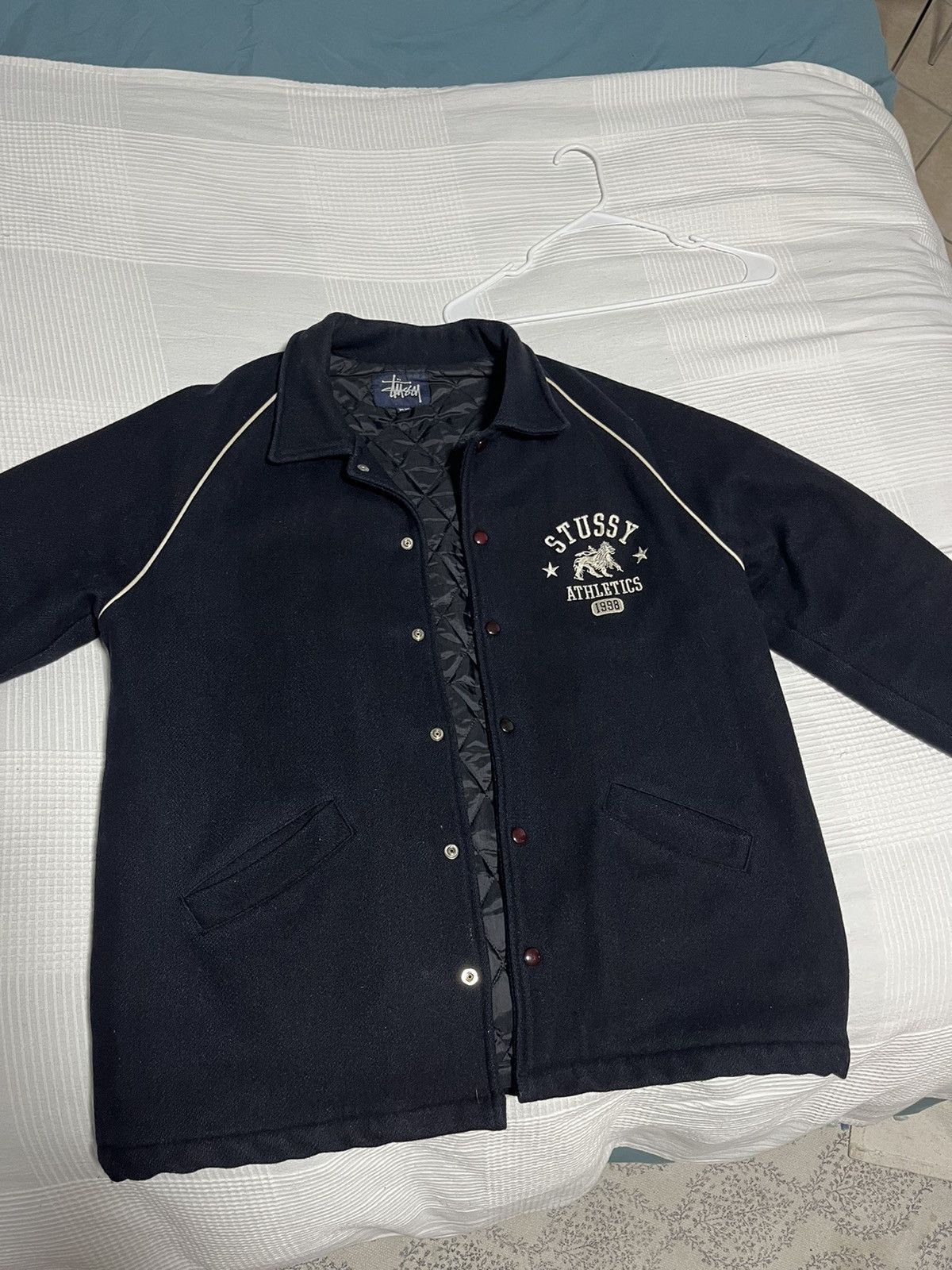 Vintage 1998 Stussy Athletics Jacket