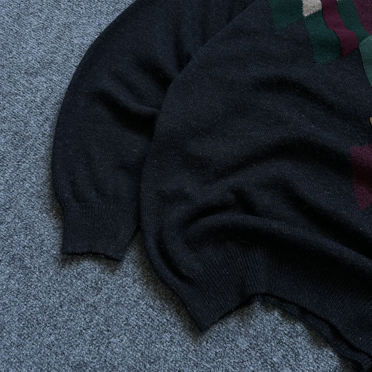 If Six Was Nine VTG Knit Wool Sweater Abstractive Size XL - 2XL Old Money Size US XXL / EU 58 / 5 - 7 Thumbnail