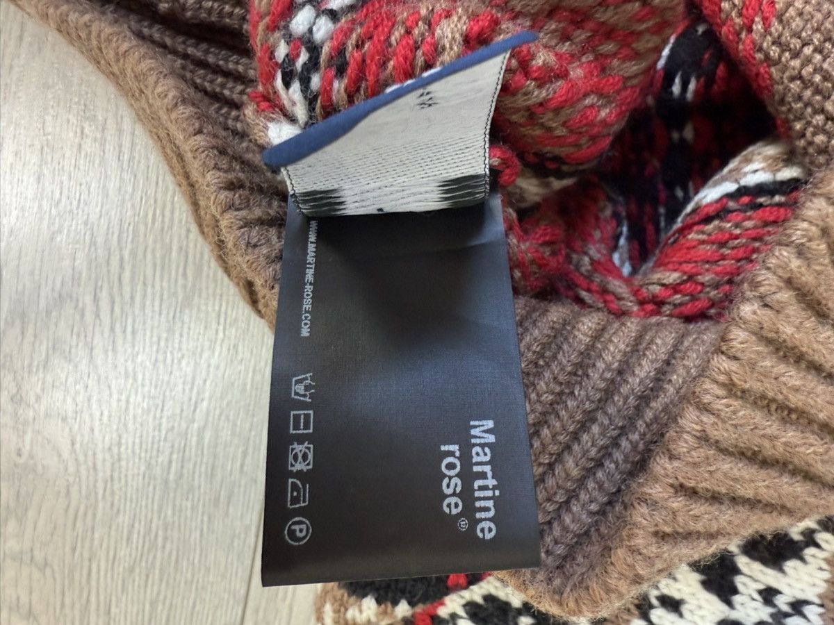 Martine Rose Martine Rose AW22 Merino Wool Fair Isle Knit Sweater Size US L / EU 52-54 / 3 - 16 Thumbnail