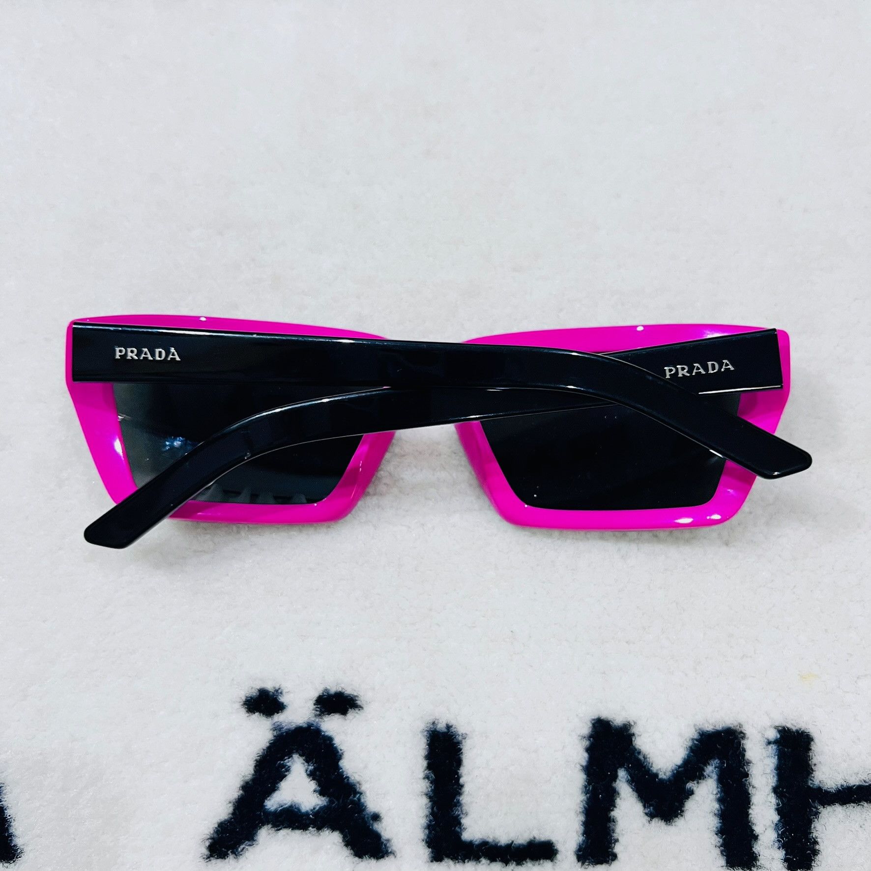 Prada Prada Camo Geometric 57mm Rectangle Sunglasses Size ONE SIZE - 8 Thumbnail