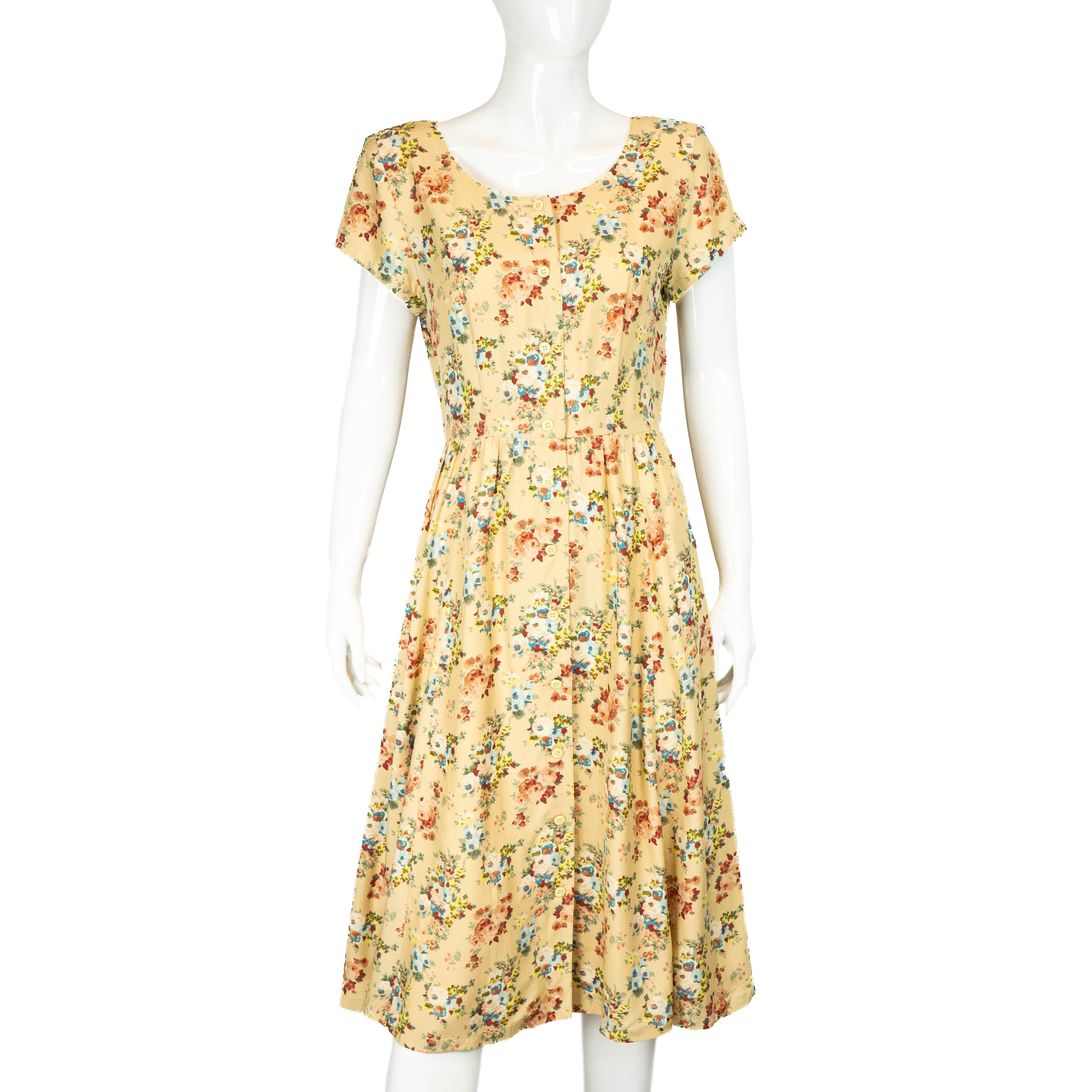 Gerard Darel GERARD DAREL Paris Tokyo Style Floral Dress Vintage Size S / US 4 / IT 40 - 1 Thumbnail