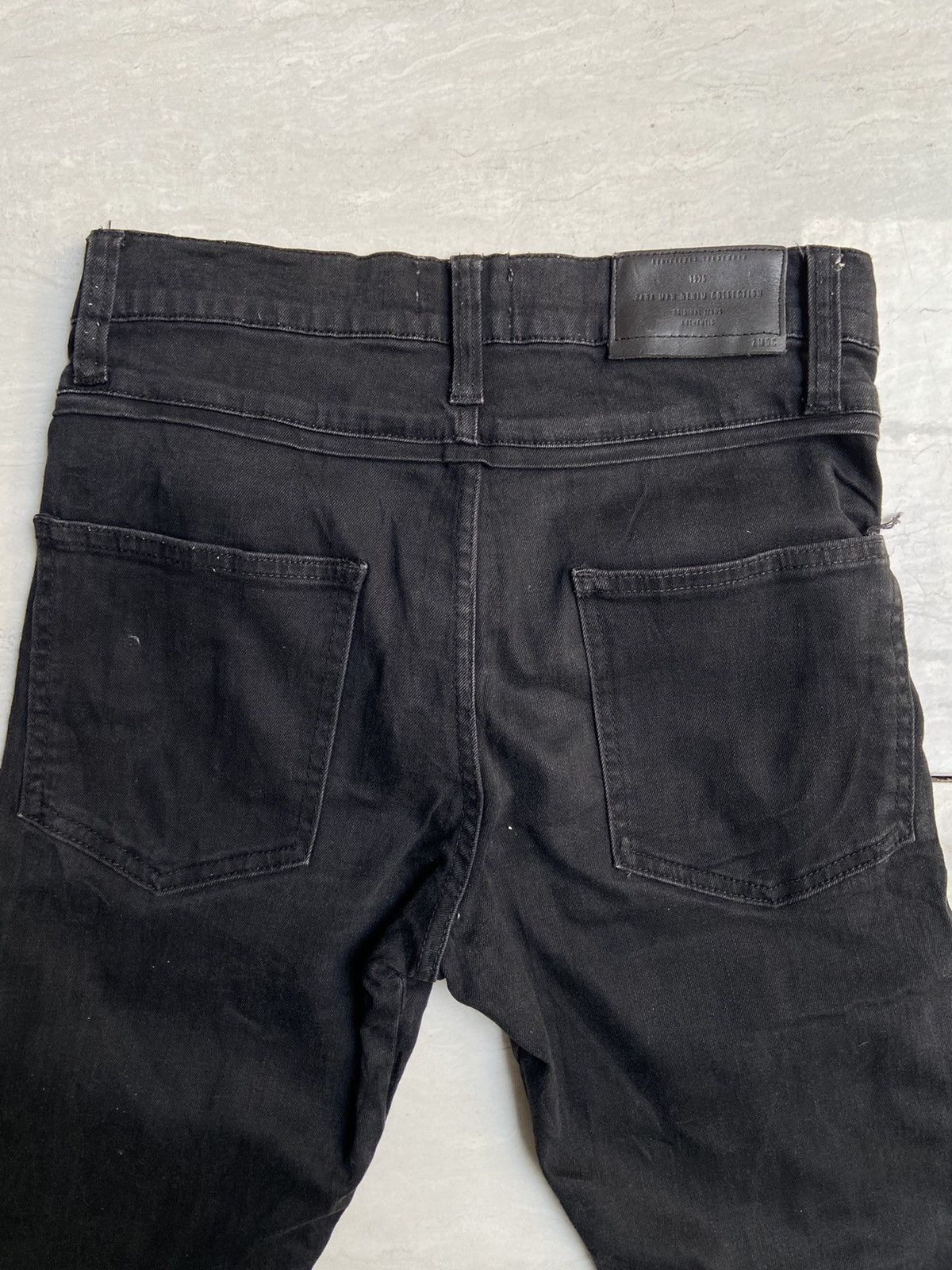 Zara ZARA MAN Black Buttonfly Zip Denim Size US 28 / EU 44 - 12 Thumbnail