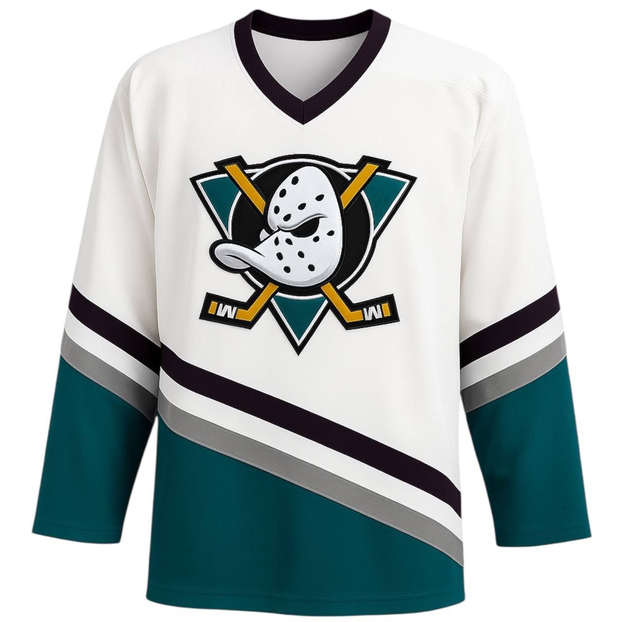 NHL 1993 ANAHEIM MIGHTY DUCKS SIGNED AUTOGRAPHED JERSEY CCM SZ l Size US L / EU 52-54 / 3 - 1 Thumbnail
