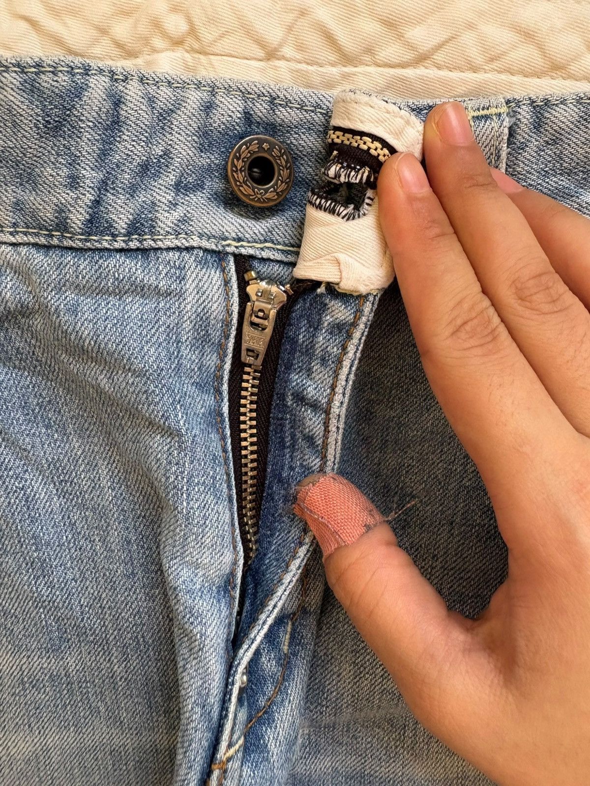 Japanese Brand SALES🔥Vintage Japanese Brand Mud Wash Distressed Jeans Size US 31 - 3 Thumbnail