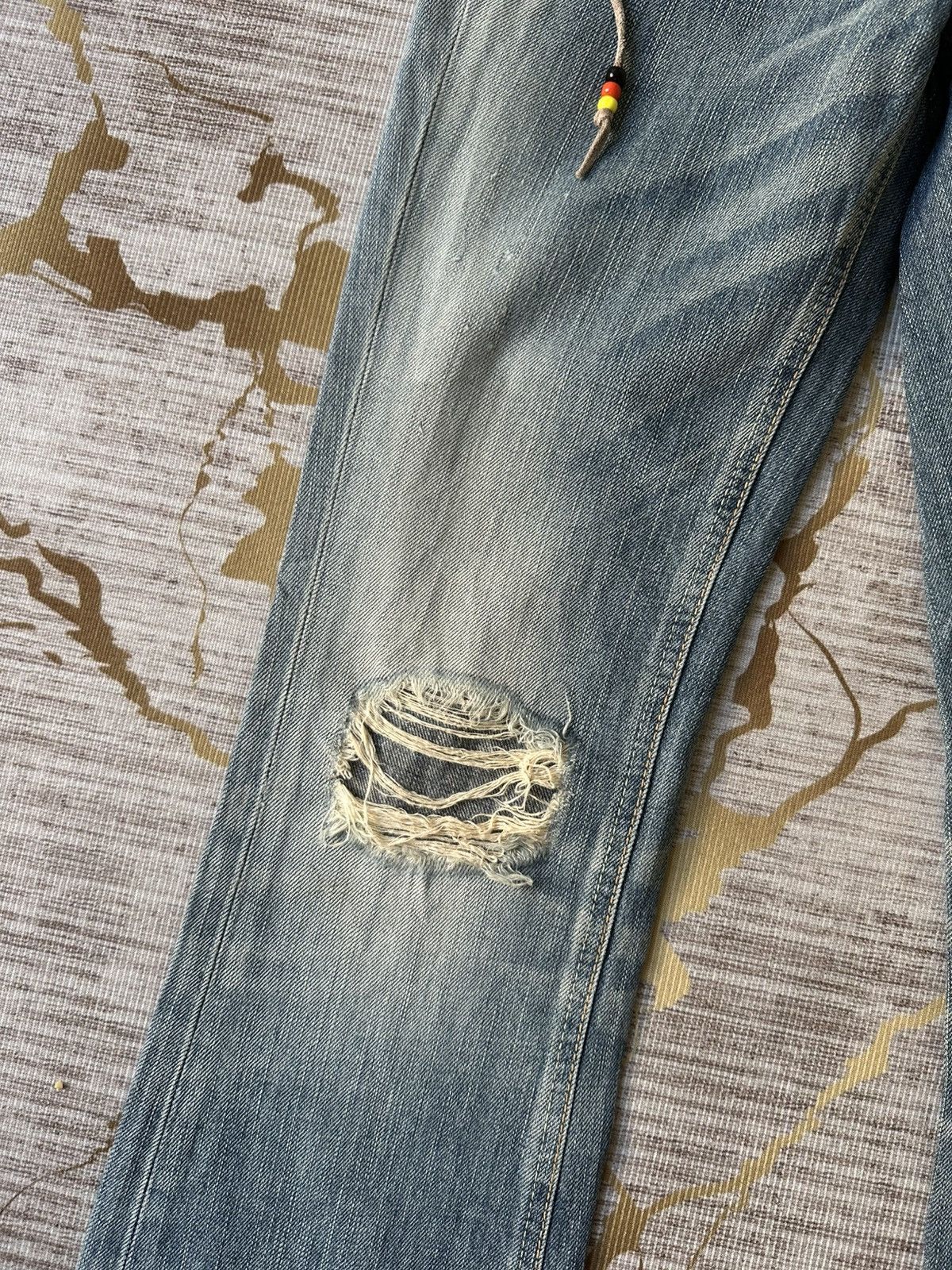 Other FLARE Vienus Native Design Distressed Denim Size 27" / US 4 / IT 40 - 9 Thumbnail