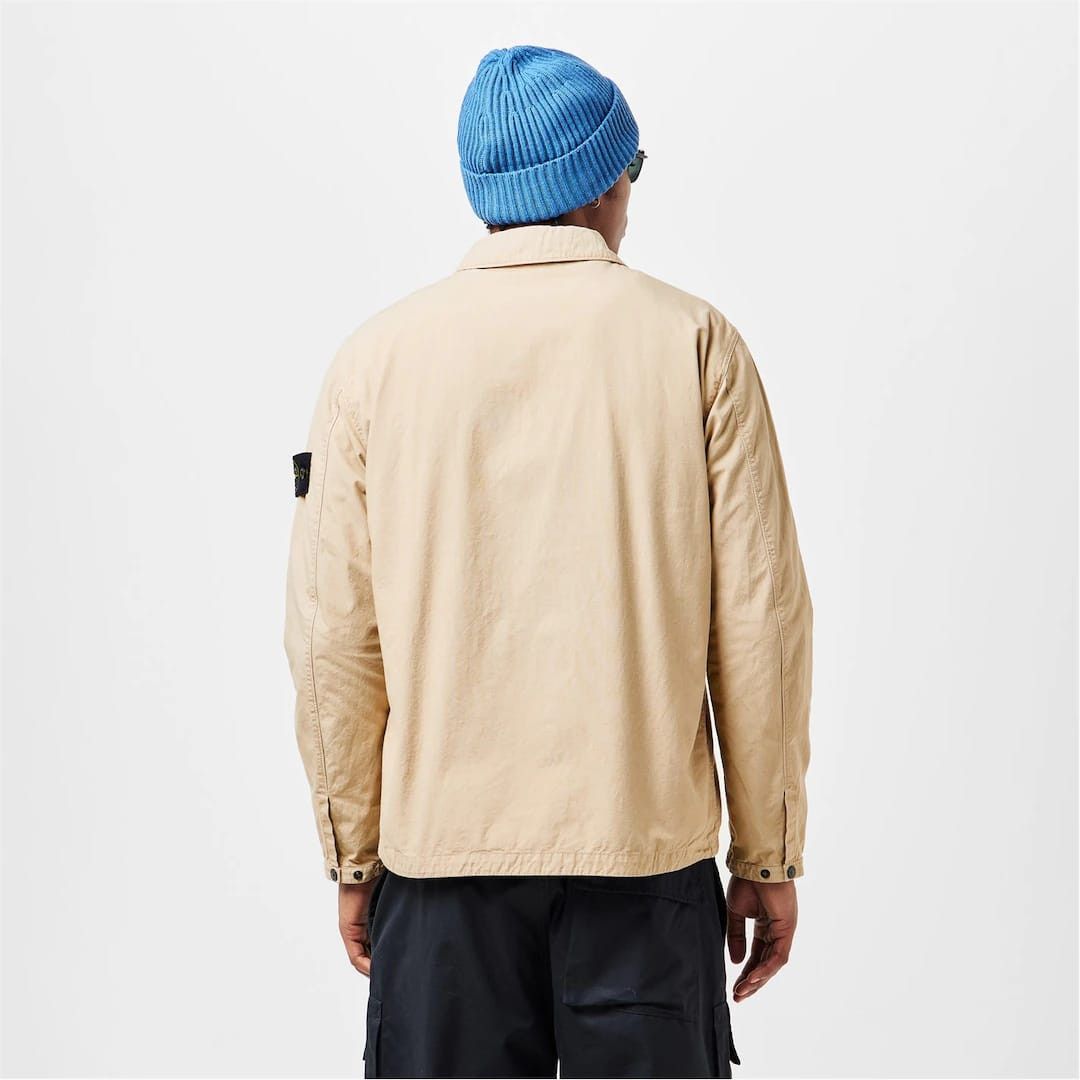 Stone Island o1g2r1mq0526 Functional Overshirt in Beige Size US M / EU 48-50 / 2 - 4 Thumbnail