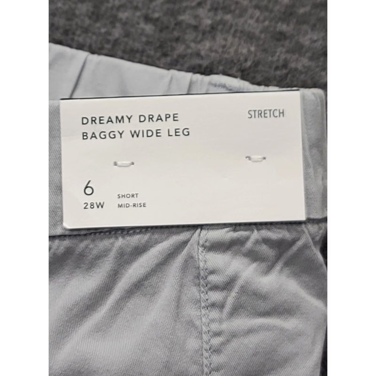 American Eagle Outfitters VINTAGE American Eagle Pants Womens 6x29 Dreamy Drape Baggy Wide Leg Mid Rise Stretch Gray Lyocell Spandex Twill Cargo 90s Womens Size 28" / US 6 / IT 42 - 2 Thumbnail
