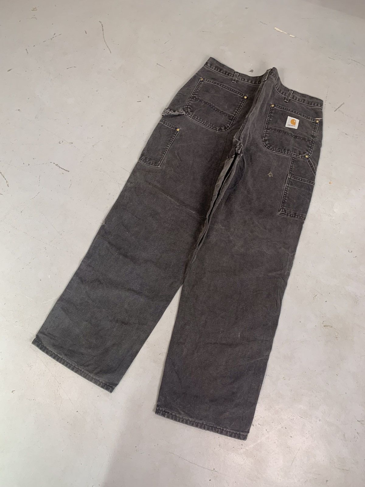 Carhartt Vintage Carhartt b01 BLK double knee workwear denim Size US 40 / EU 56 - 2 Thumbnail