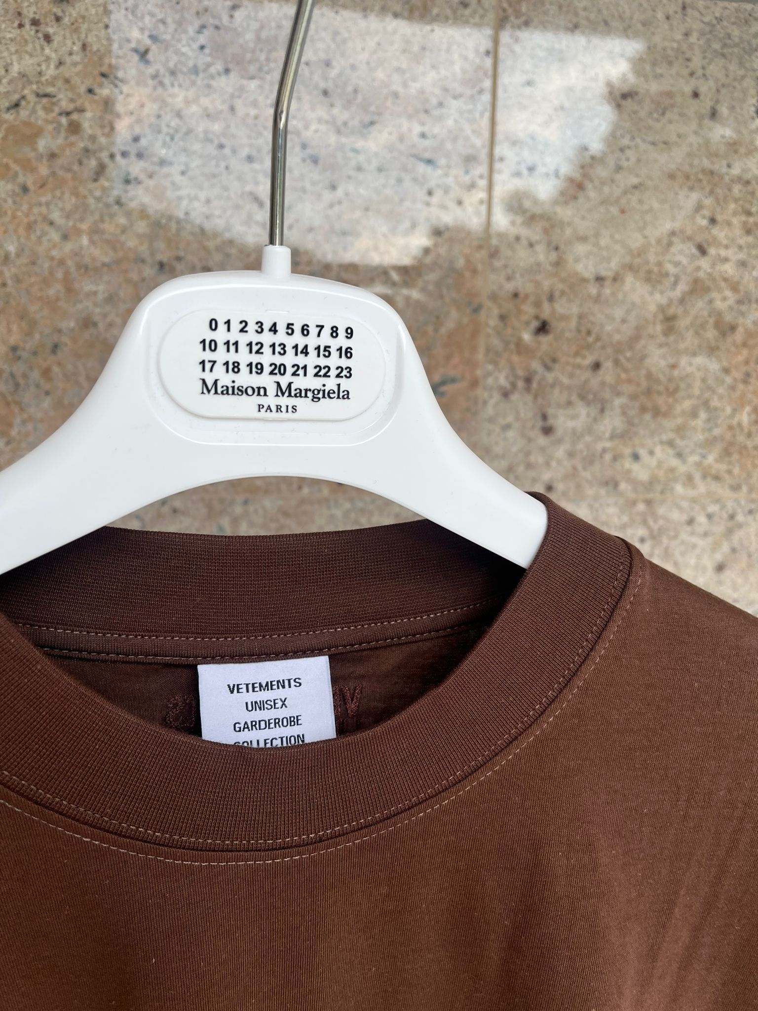 Vetements Sweet Logo T-Shirt SS in Chocolate Size US M / EU 48-50 / 2 - 5 Thumbnail