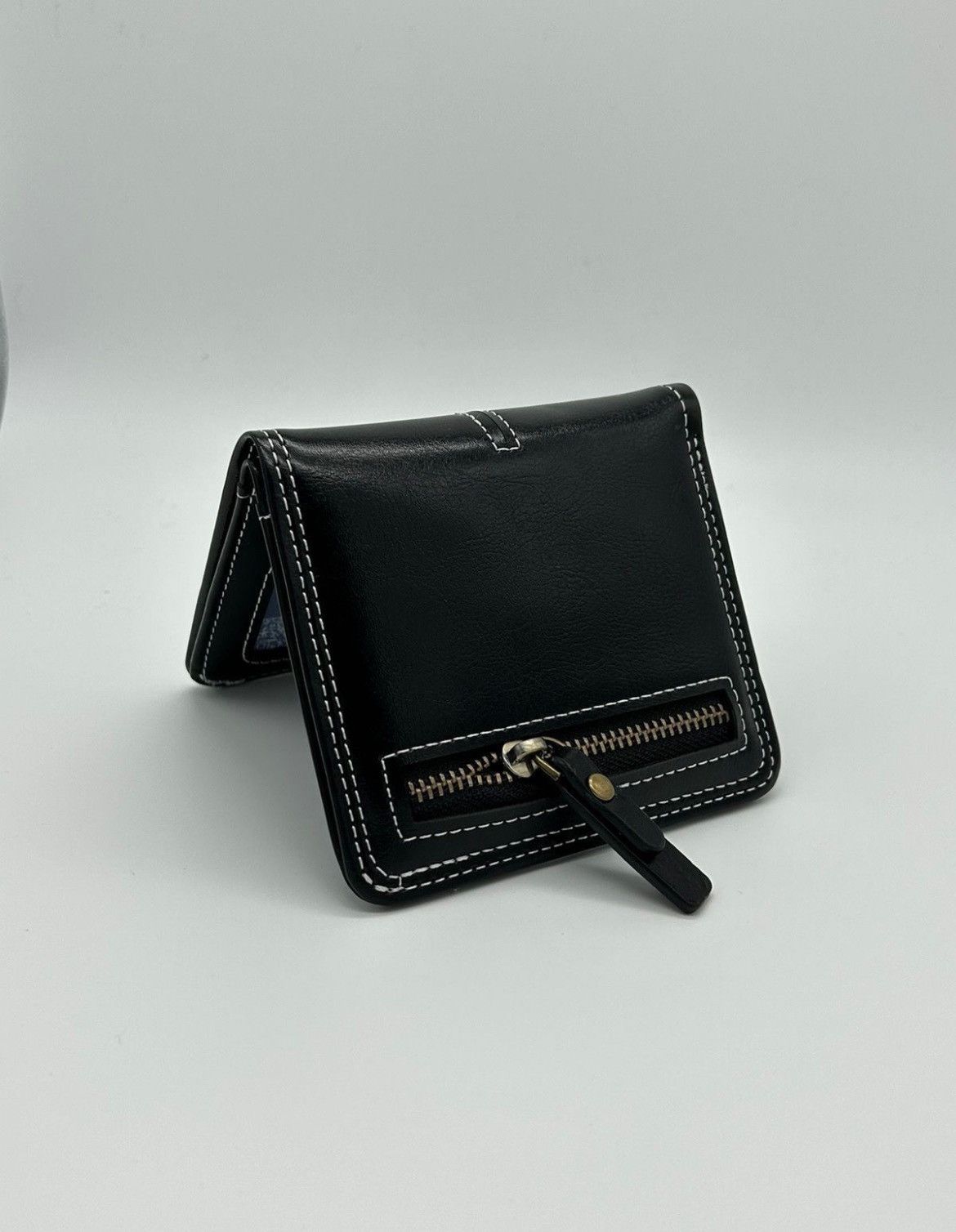 Japanese Brand × Vintage Y2K Leather Cross Wallet (black) Size ONE SIZE - 7 Thumbnail