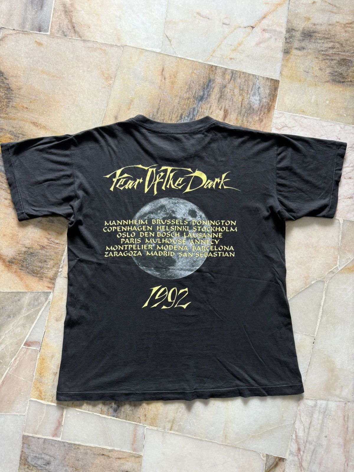 Band Tees × Iron Maiden × Vintage Vintage 1992 Iron Maiden Tour 1992 Size US XL / EU 56 / 4 - 5 Thumbnail