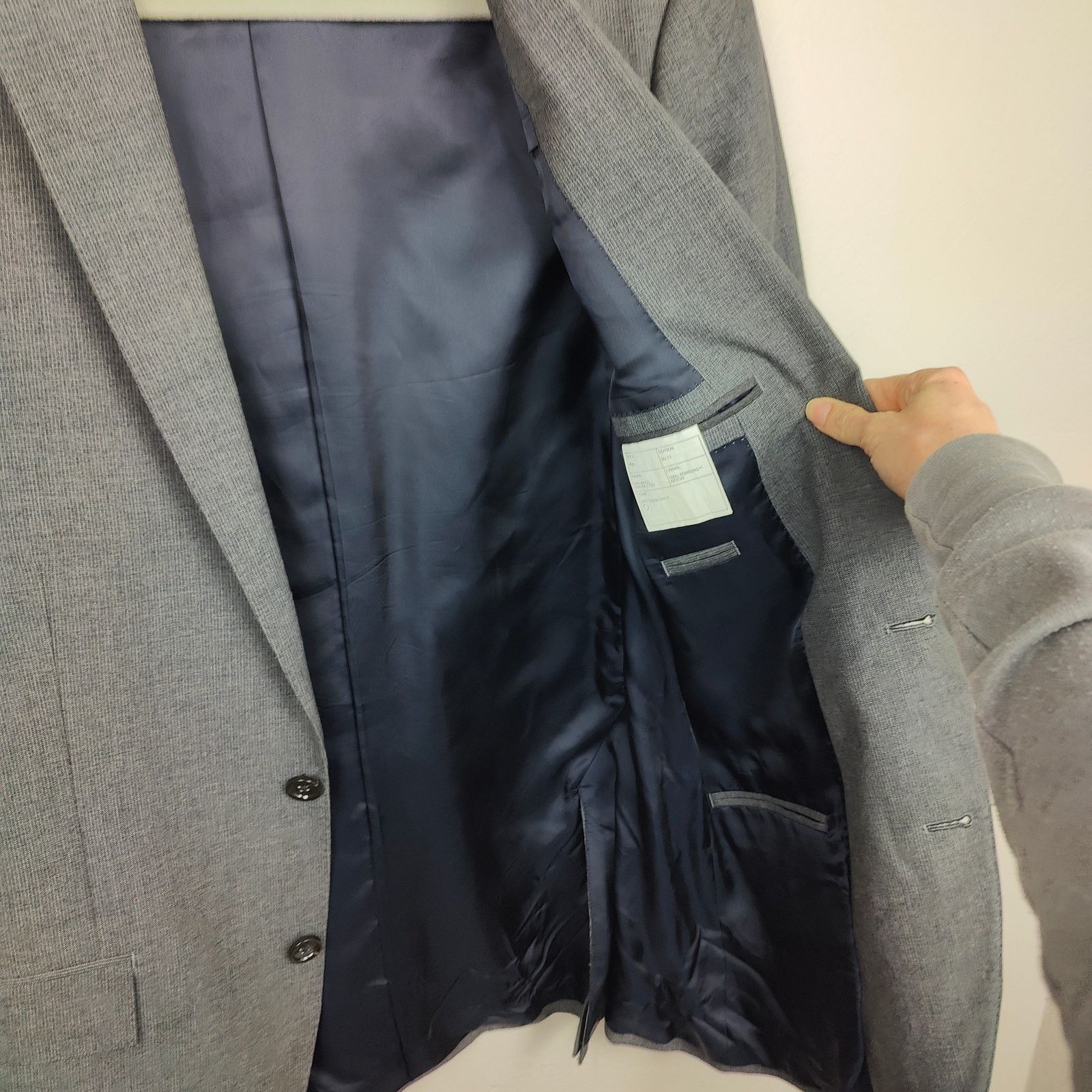 J.Crew J Crew Ludlow Blazer Mens 38R Gray Wool Cotton Lightweight Size 38R - 11 Thumbnail
