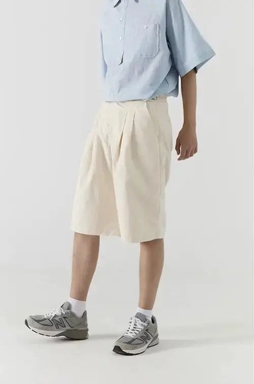 Japanese Brand 21SS Indigo Union Japan Light Beige Worker Casual Shorts Size US 30 / EU 46 - 3 Thumbnail