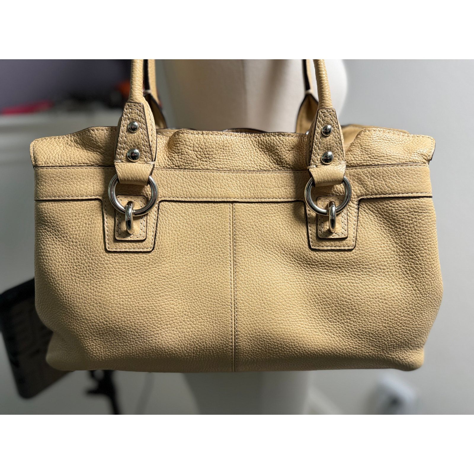 Coach Coach Penelope Pebbled Leather Satchel in Marigold AS IS Size ONE SIZE - 3 Thumbnail