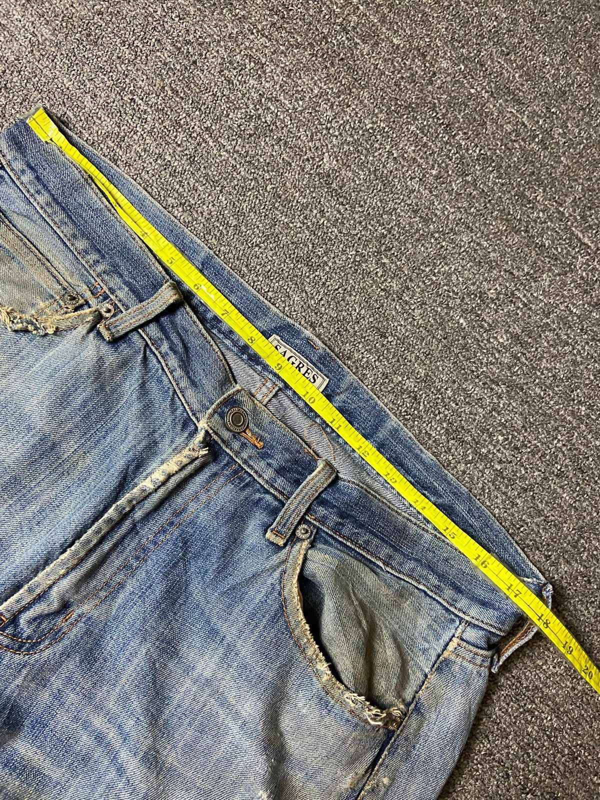 Japanese Brand × Vintage Vintage SAGRES Distressed Denim Ripped Jeans (119) Size US 35 - 4 Thumbnail