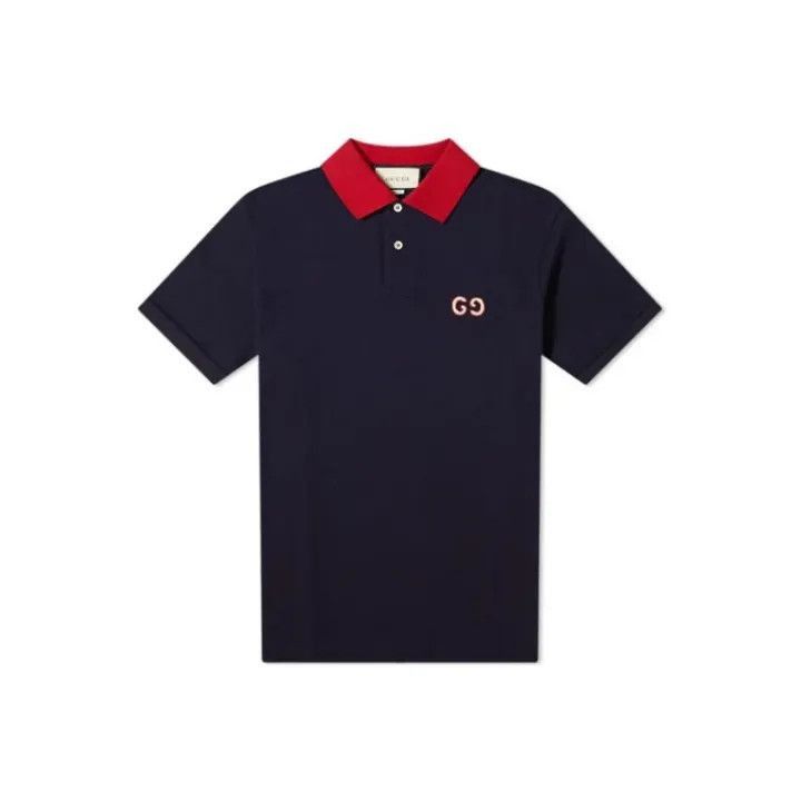 Gucci Gucci Gucci GG Logo Embroidered Color-Block Polo Shirt -25 Size US M / EU 48-50 / 2 - 1 Thumbnail