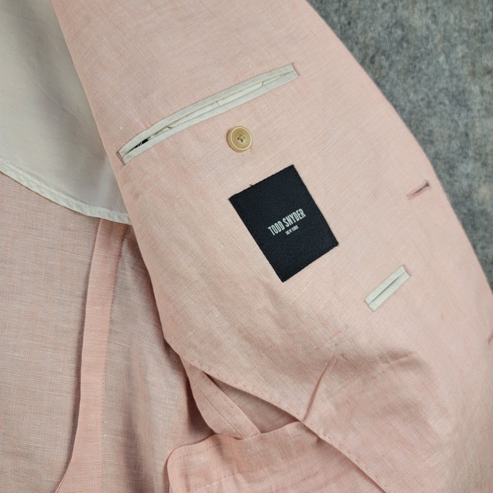 Todd Snyder Todd Snyder 100% Linen Blazer Sport Coat *Read* Size 42R - 12 Thumbnail