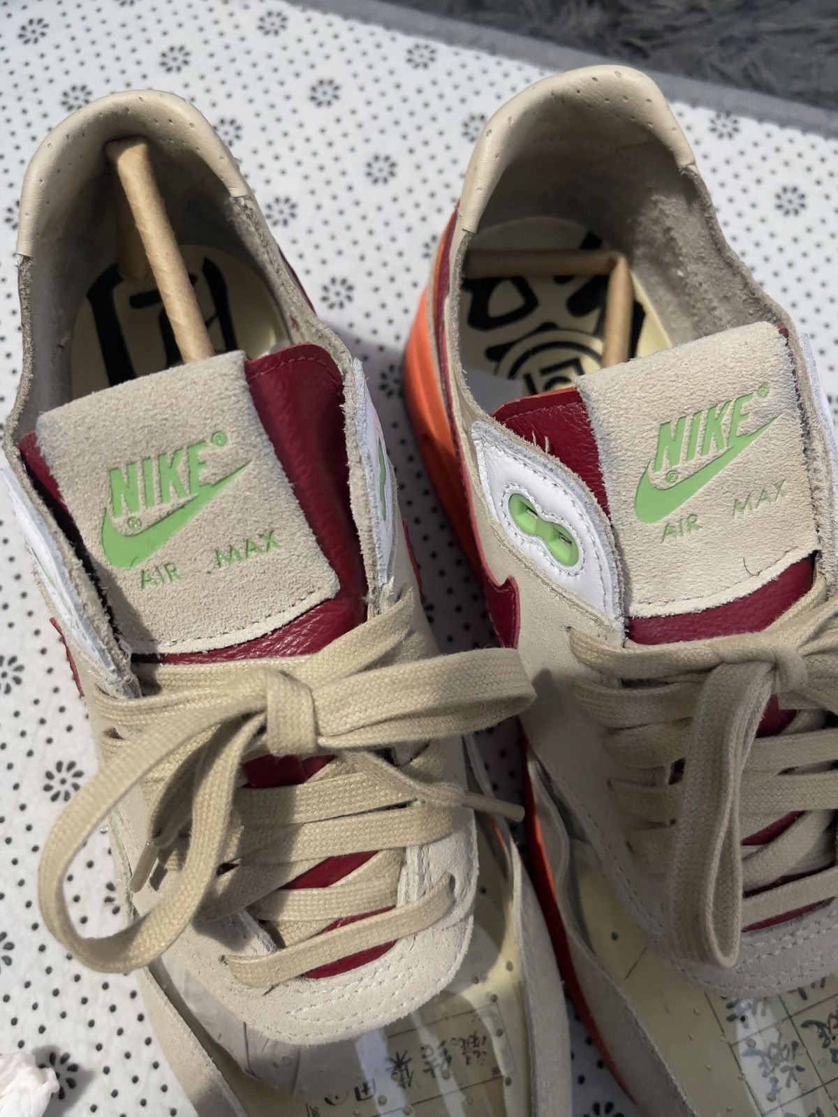 CLOT × Nike Nike CLOT x Air Max 1 2021 Kiss of Death Size US 7.5 / EU 40-41 - 11 Thumbnail