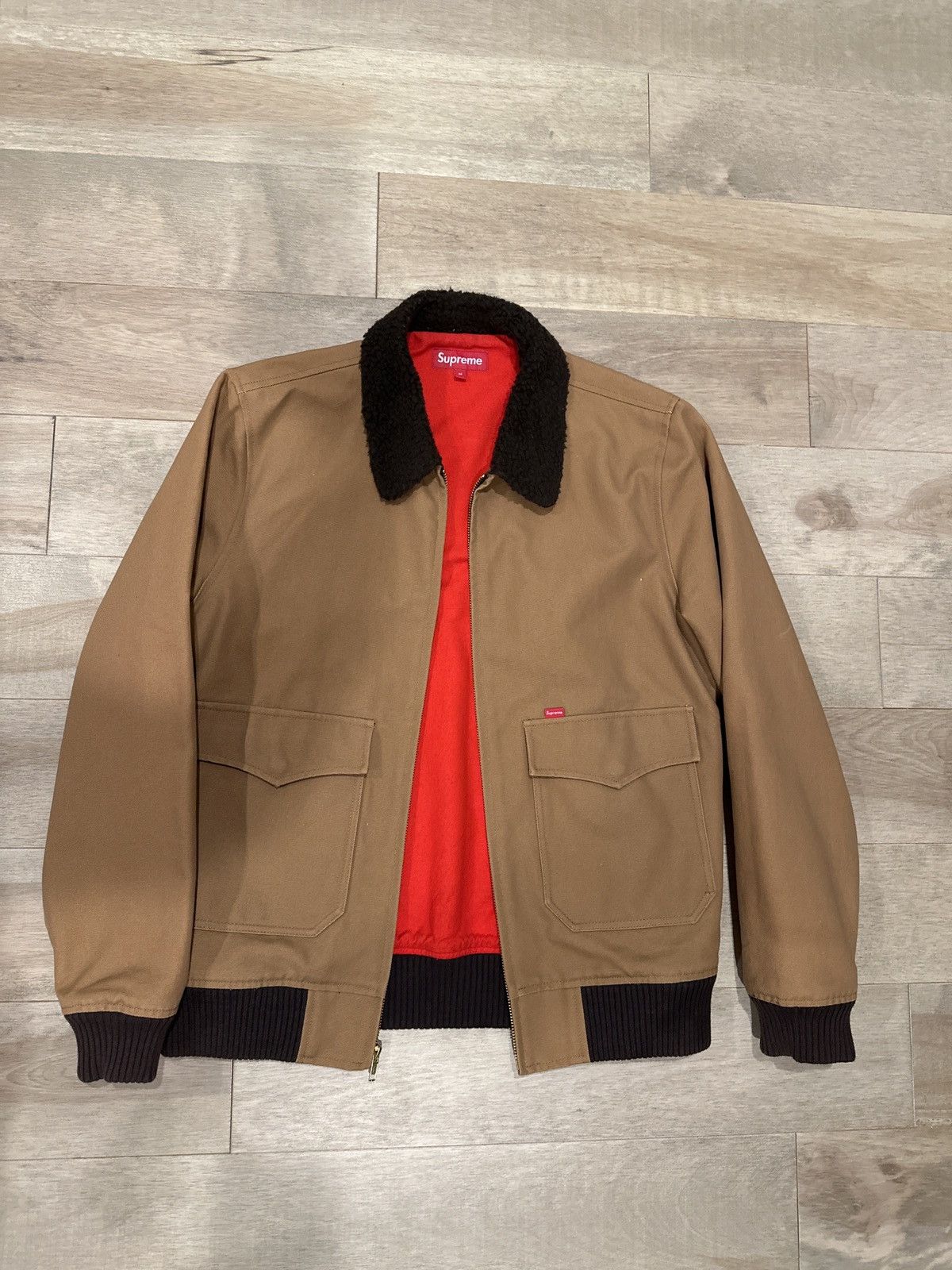 Supreme Supreme 2010 FW Duck Brown Bomber Jacket Size US M / EU 48-50 / 2 - 3 Thumbnail