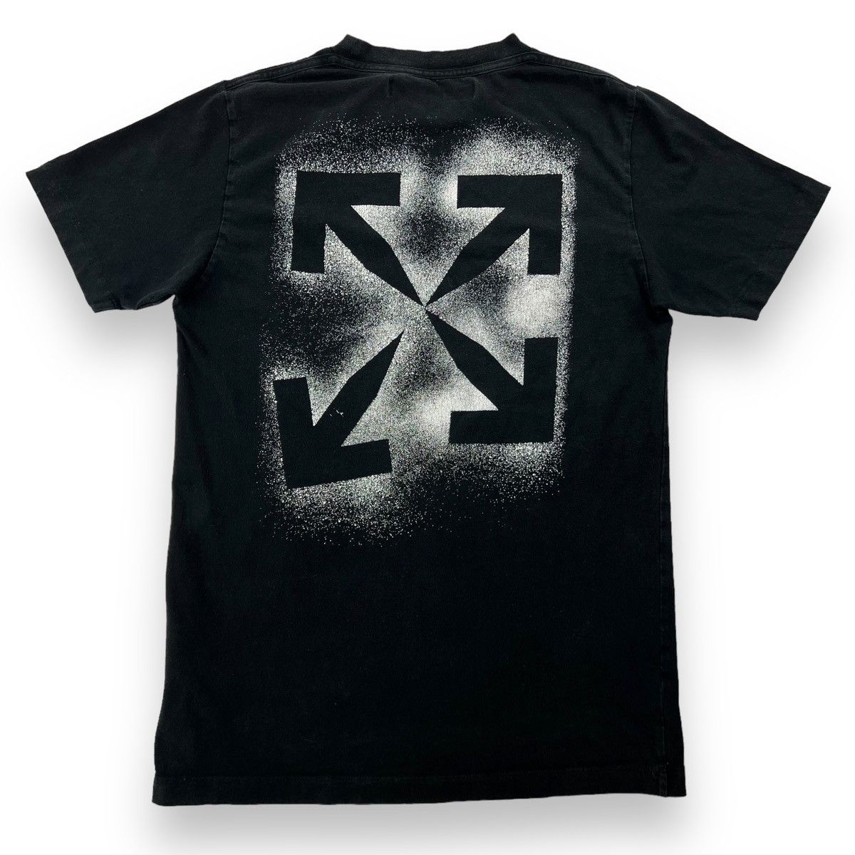 Off-White Off-White Stencil Arrows Black T Shirt Size US S / EU 44-46 / 1 - 3 Thumbnail