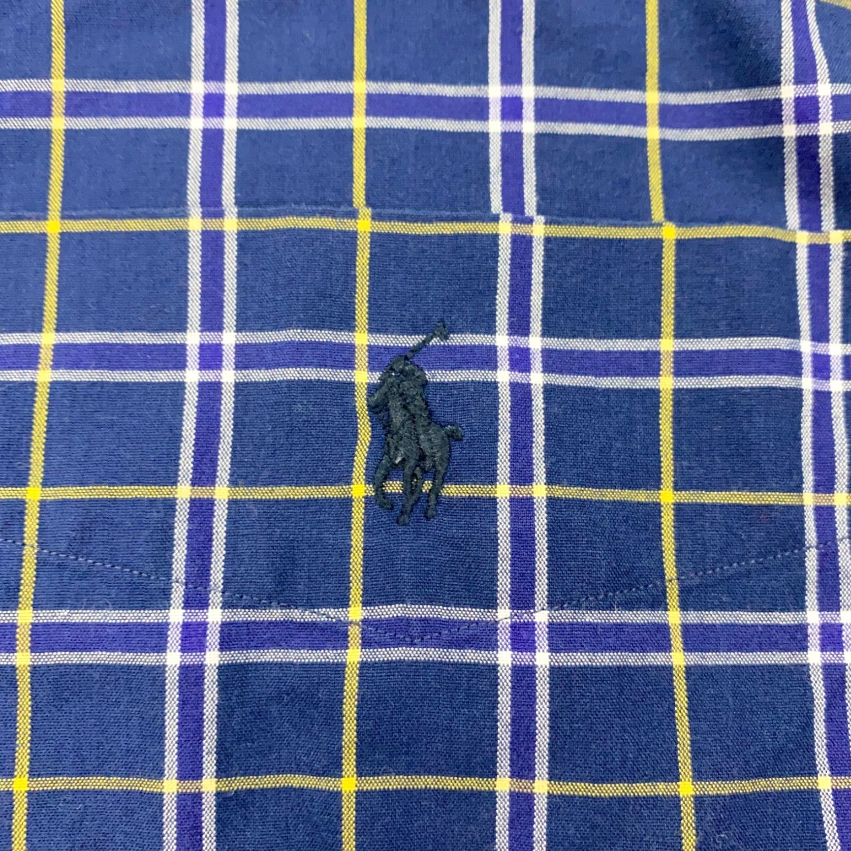 Ralph Lauren VTG Ralph Lauren Blaire Shirt Mens Large Blue Plaid Pony 90s Size US L / EU 52-54 / 3 - 3 Thumbnail