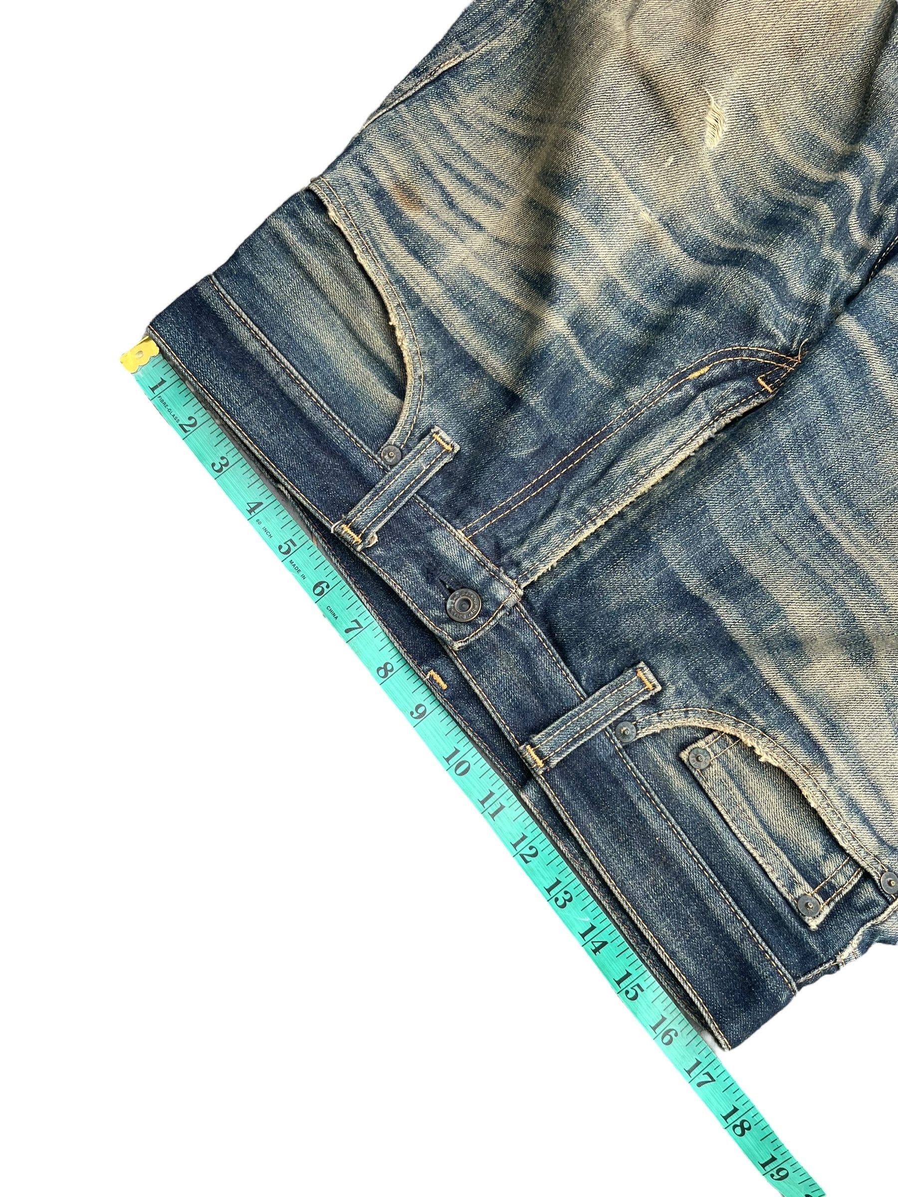 Japanese Brand × Vintage Vintage Back Number Faded Distresed Denim Size US 34 / EU 50 - 10 Thumbnail