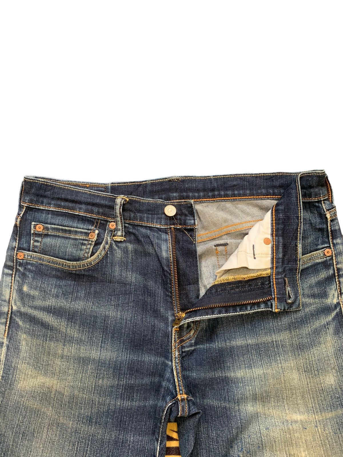 Levi's Levis 511 Distress Denim Pants (AB20) Size US 33 - 12 Thumbnail