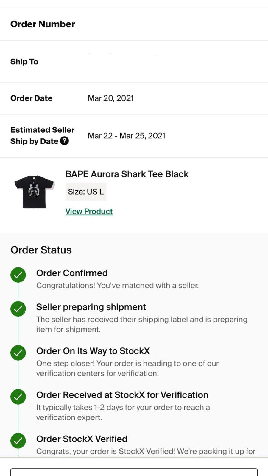 Bape Aurora Shark Tee Size US L / EU 52-54 / 3 - 8 Thumbnail