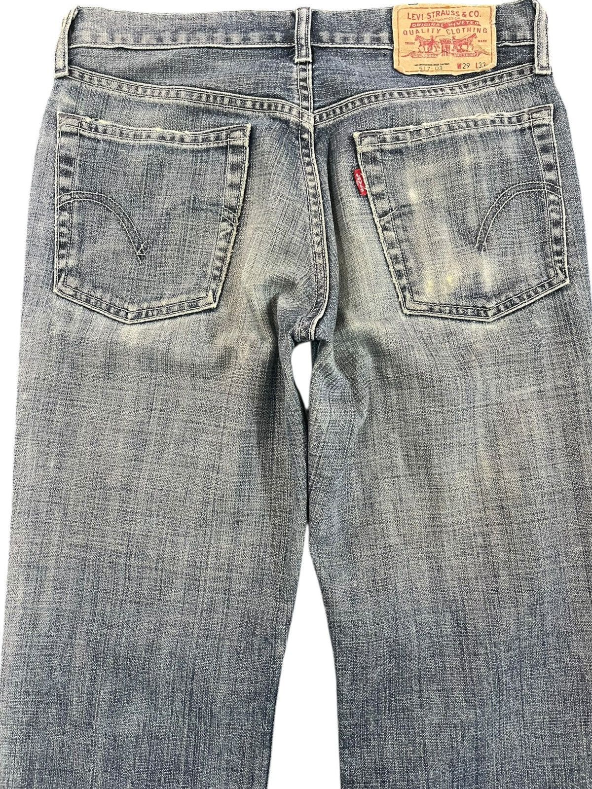 LVC × Levi's × Levi's Vintage Clothing Vintage Levi’s 517-03 Flare Ripped Distressed Denim Size US 29 - 6 Thumbnail